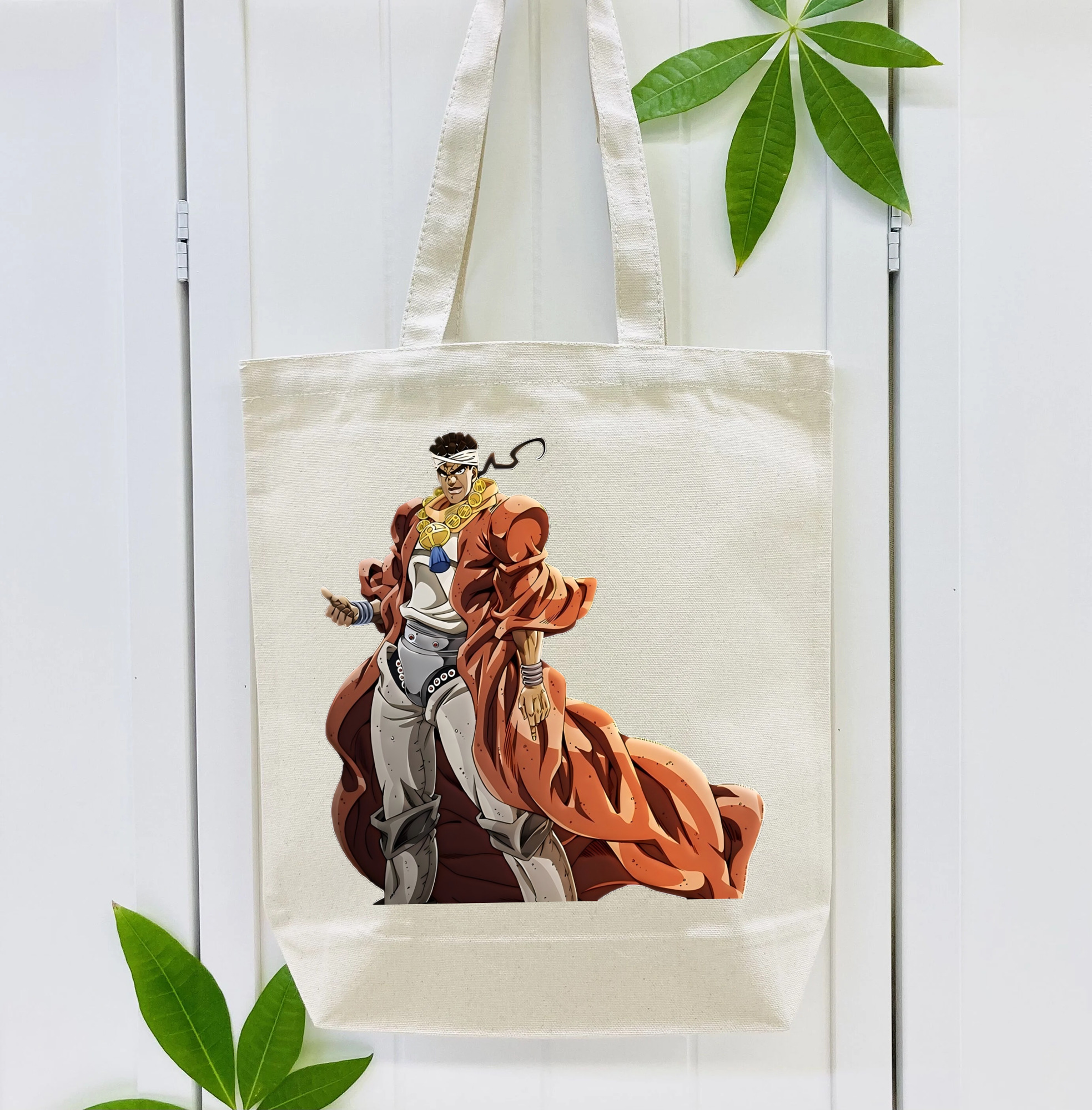 ジョジョの奇妙な冒険 ムハンマド?アブドゥル JoJo's Bizarre Adventure Muhammad Avdol 縦型キャンバス生地手提げバッグ　トートバッグ