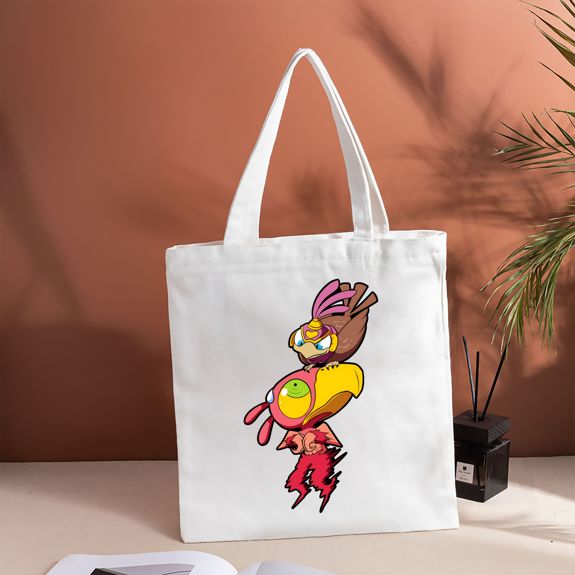 ジョジョの奇妙な冒険 JoJo's Bizarre Adventure 縦型キャンバス生地手提げバッグ　トートバッグ