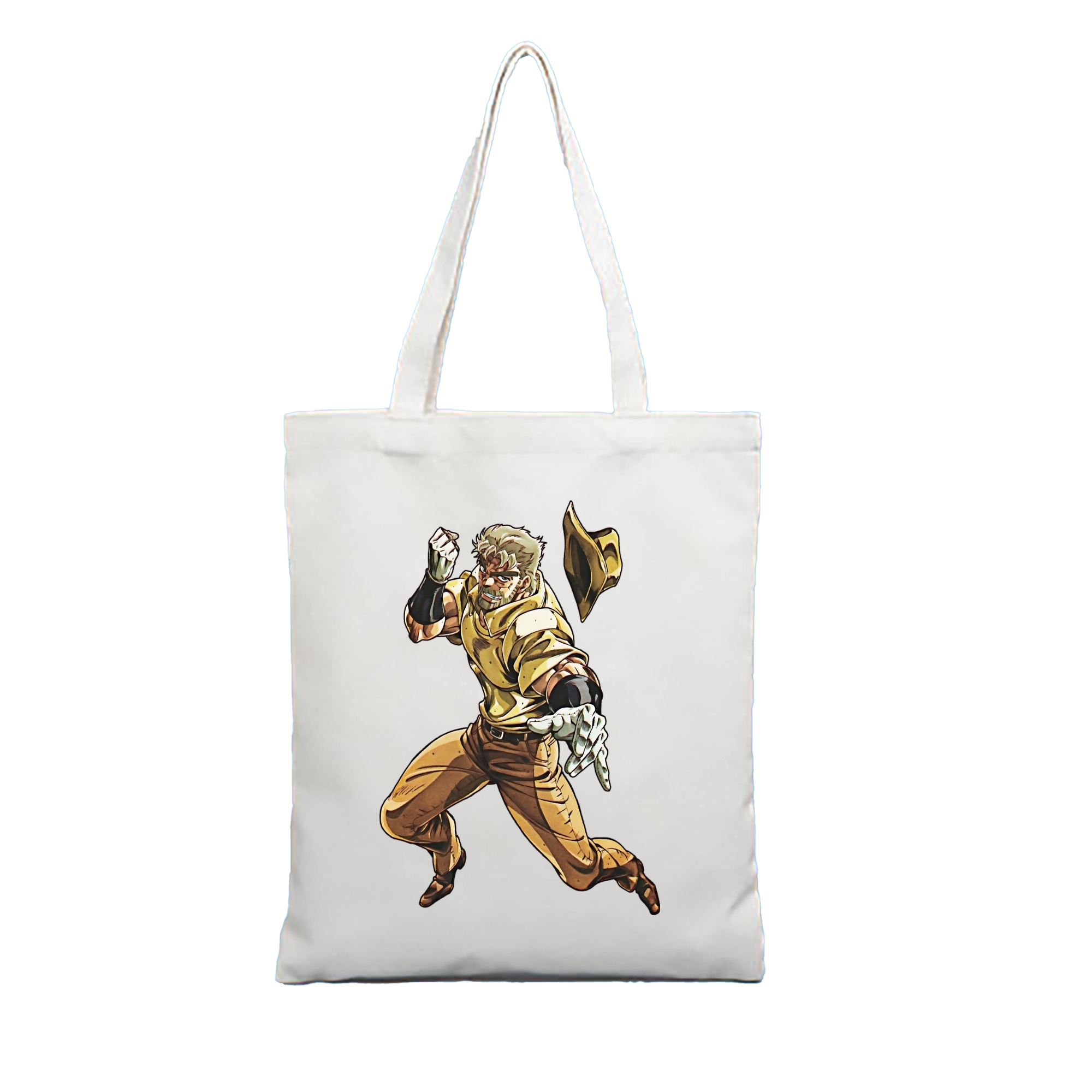 （画像用） ジョジョの奇妙な冒険 ジョセフ?ジョースター JoJo's Bizarre Adventure Joseph Joestar 縦型キャンバス生地手提げバッグ　トートバッグ