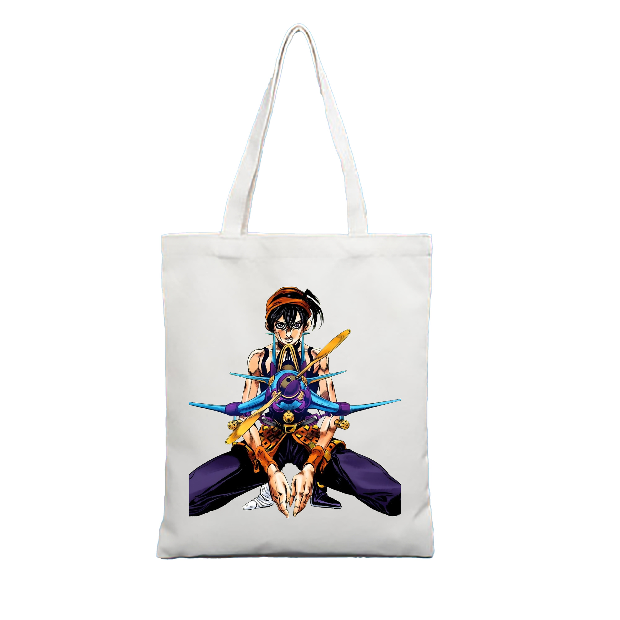 （画像用） ジョジョの奇妙な冒険 ナランチャ?ギルガ JoJo's Bizarre Adventure Narancia Ghirga 縦型キャンバス生地手提げバッグ　トートバッグ