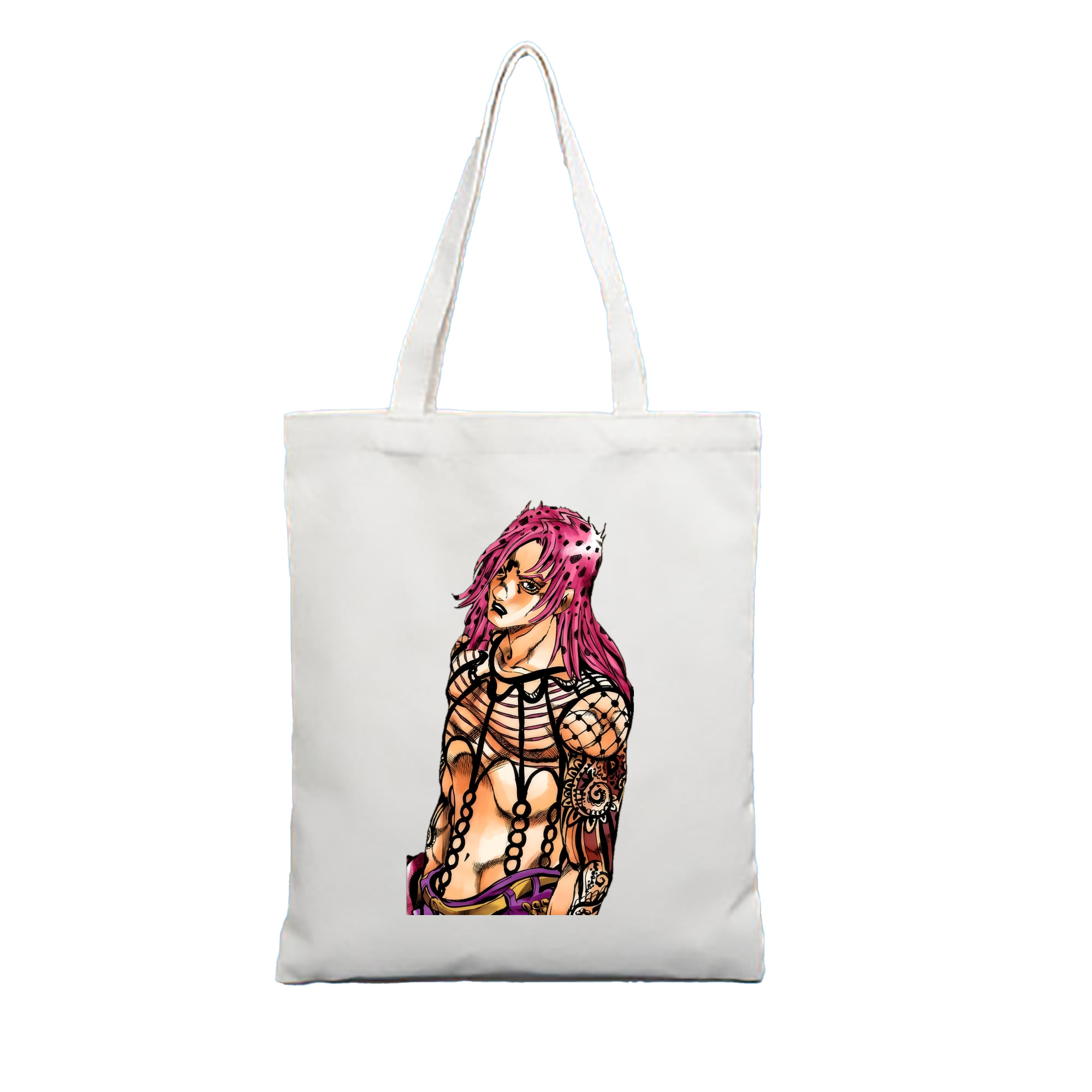 （画像用） ジョジョの奇妙な冒険 ビネガー?ドッピオ JoJo's Bizarre Adventure Vinegar Doppio 縦型キャンバス生地手提げバッグ　トートバッグ