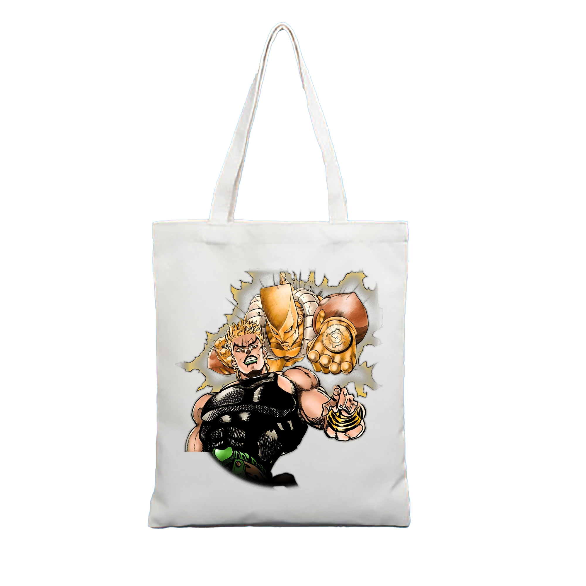 （画像用） ジョジョの奇妙な冒険 ディオ?ブランドー JoJo's Bizarre Adventure Dio Brando 縦型キャンバス生地手提げバッグ　トートバッグ