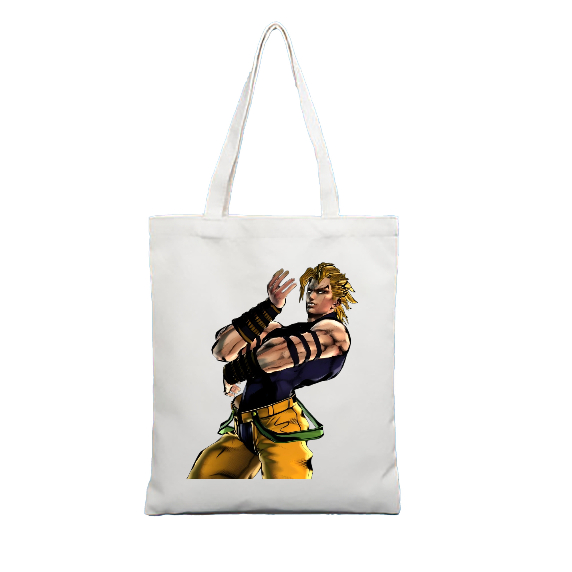 （画像用） ジョジョの奇妙な冒険 ディオ?ブランドー JoJo's Bizarre Adventure Dio Brando 縦型キャンバス生地手提げバッグ　トートバッグ