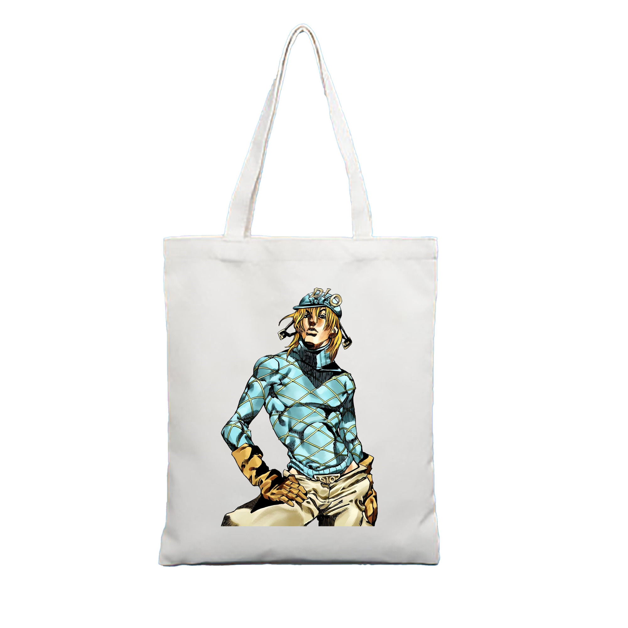 （画像用） ジョジョの奇妙な冒険 ディオ?ブランドー JoJo's Bizarre Adventure Dio Brando 縦型キャンバス生地手提げバッグ　トートバッグ