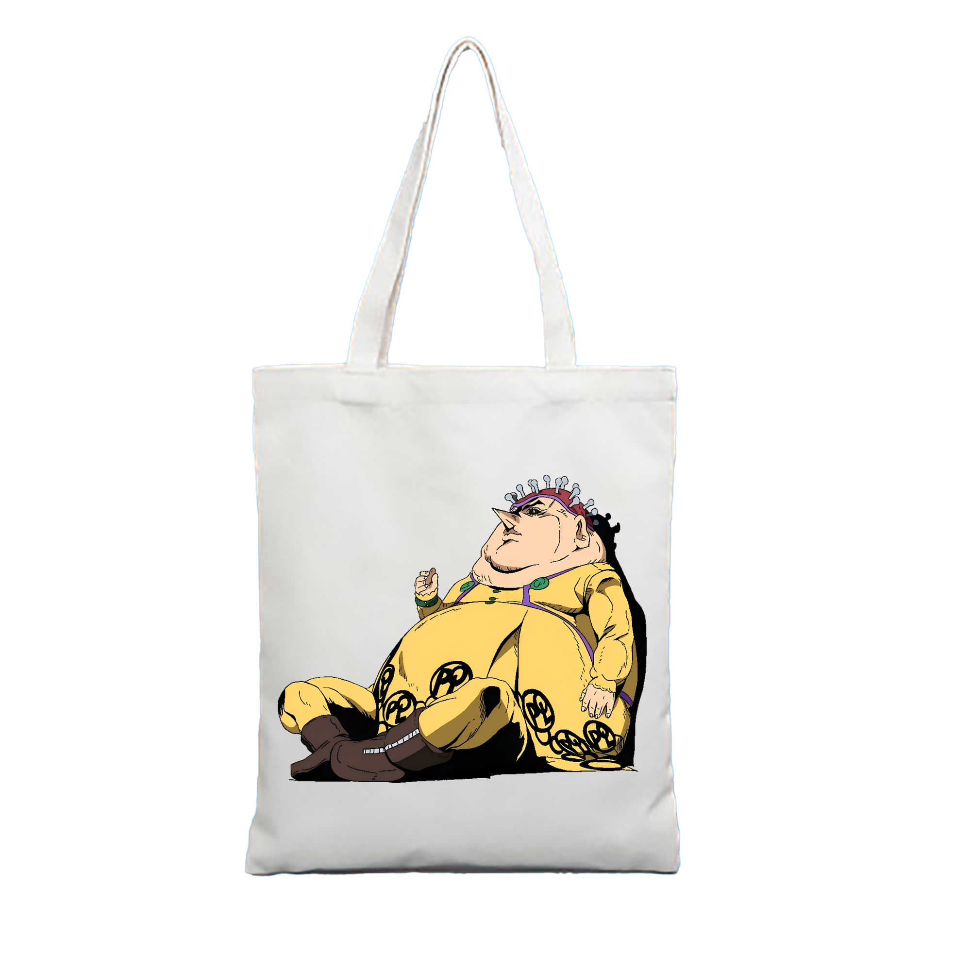 （画像用） ジョジョの奇妙な冒険 ポルポ JoJo's Bizarre Adventure Polpo 縦型キャンバス生地手提げバッグ　トートバッグ