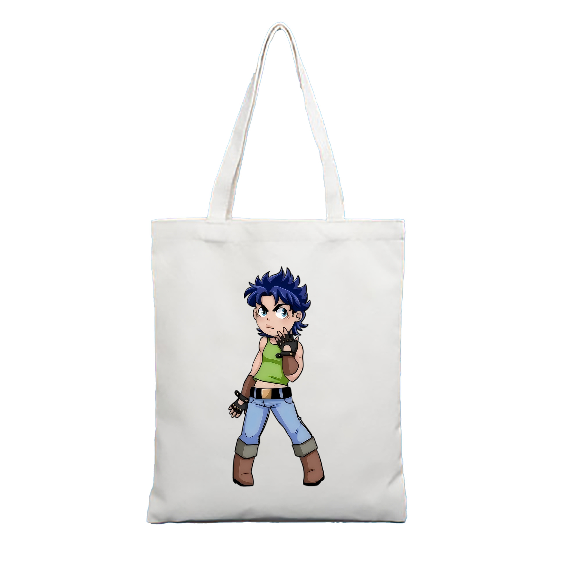 （画像用） ジョジョの奇妙な冒険 広瀨康一 JoJo's Bizarre Adventure Hirose Koichi 縦型キャンバス生地手提げバッグ　トートバッグ