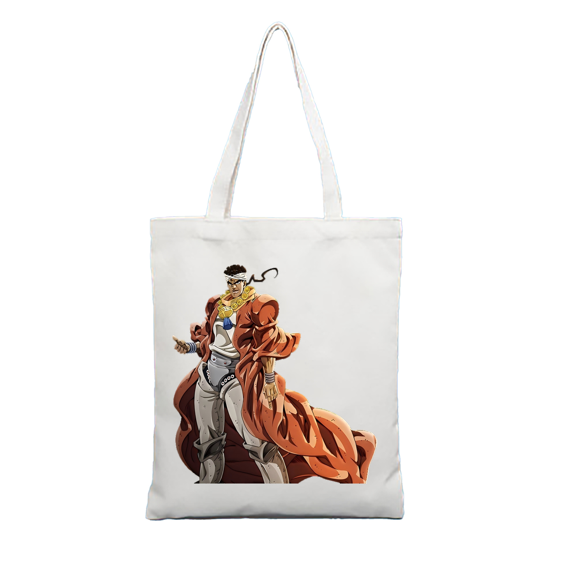 （画像用） ジョジョの奇妙な冒険 ムハンマド?アブドゥル JoJo's Bizarre Adventure Muhammad Avdol 縦型キャンバス生地手提げバッグ　トートバッグ
