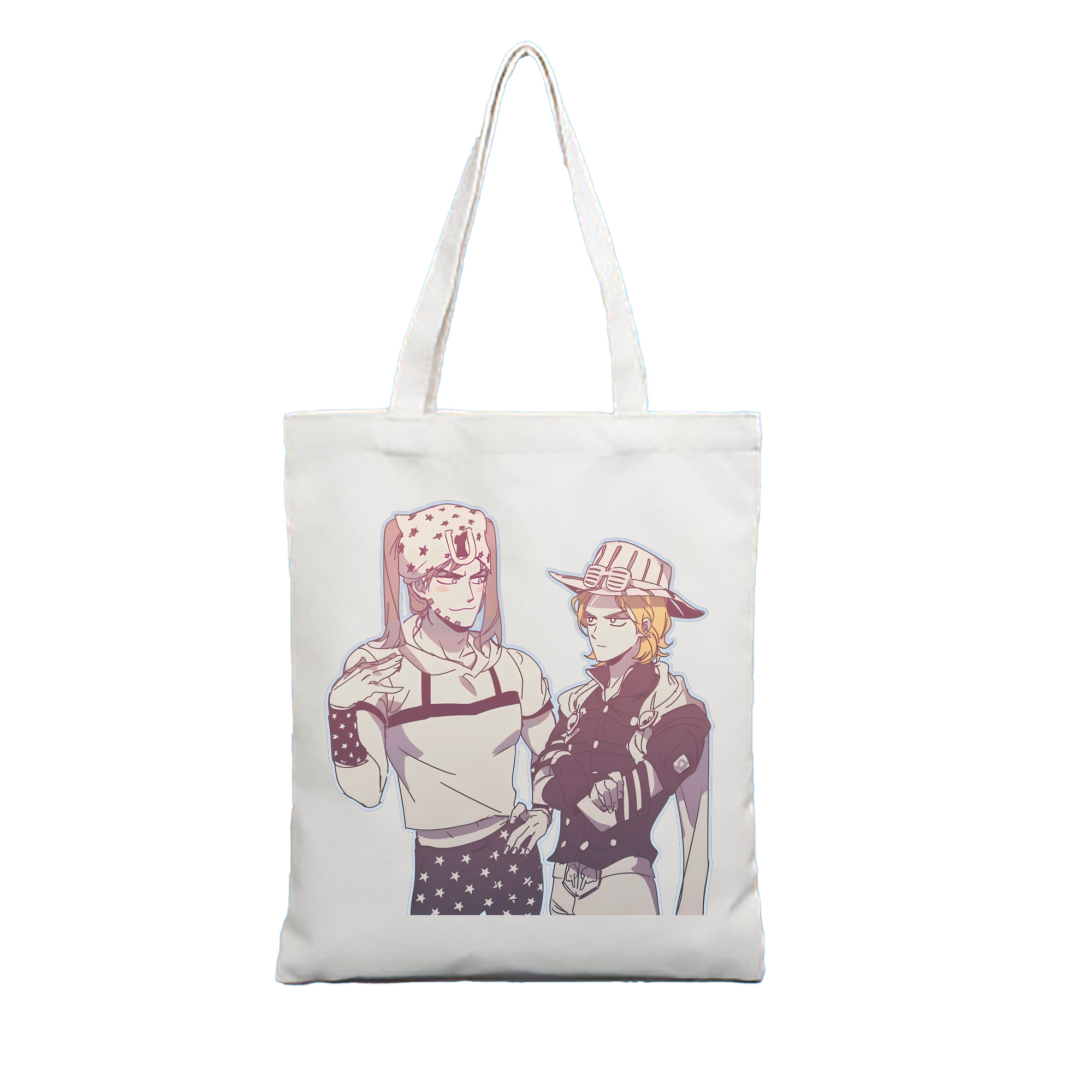 （画像用） ジョジョの奇妙な冒険 JoJo's Bizarre Adventure 縦型キャンバス生地手提げバッグ　トートバッグ
