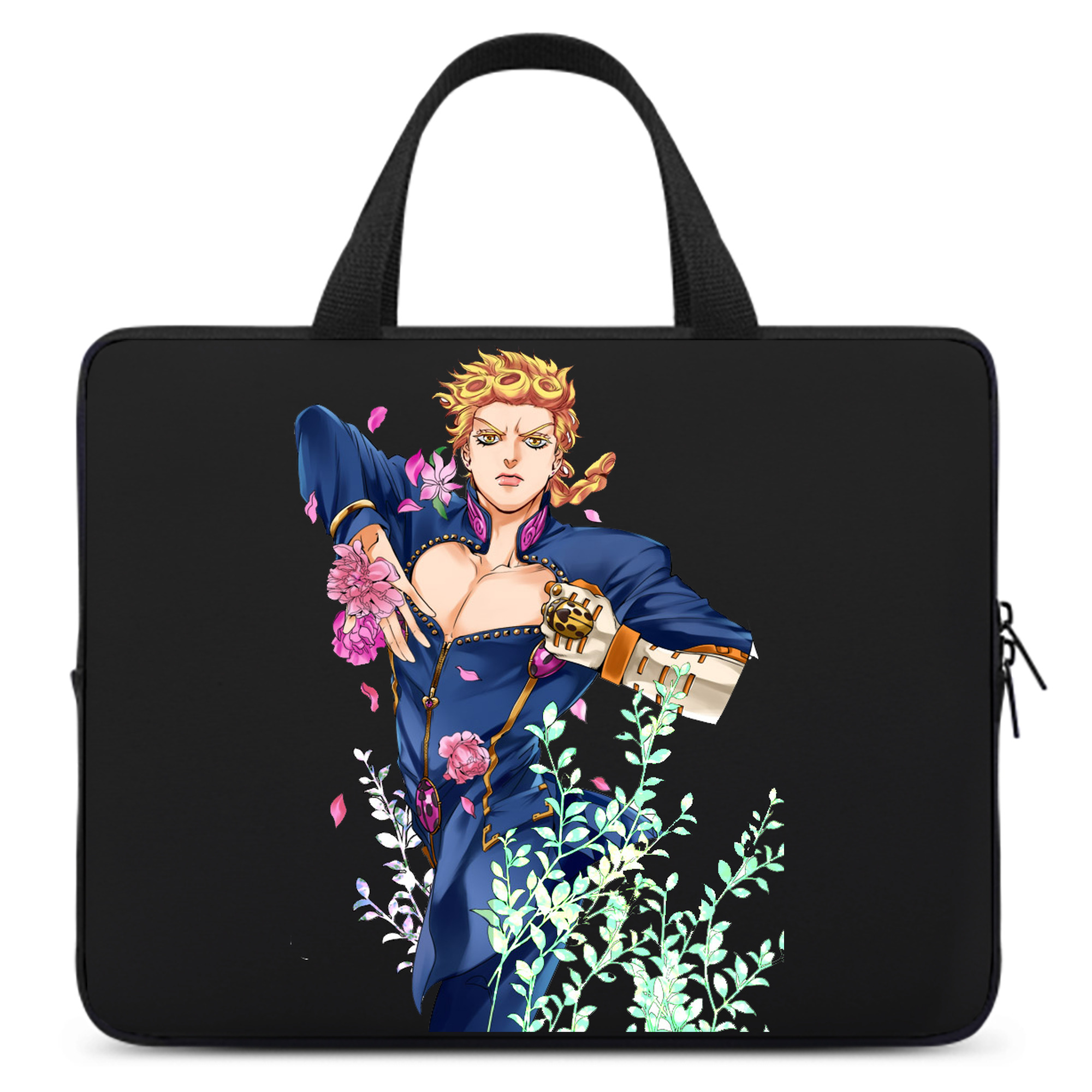 （画像用） ジョジョの奇妙な冒険 ジョルノ?ジョバァーナ JoJo's Bizarre Adventure Giorno Giovanna 手提げノートパソコンバッグ