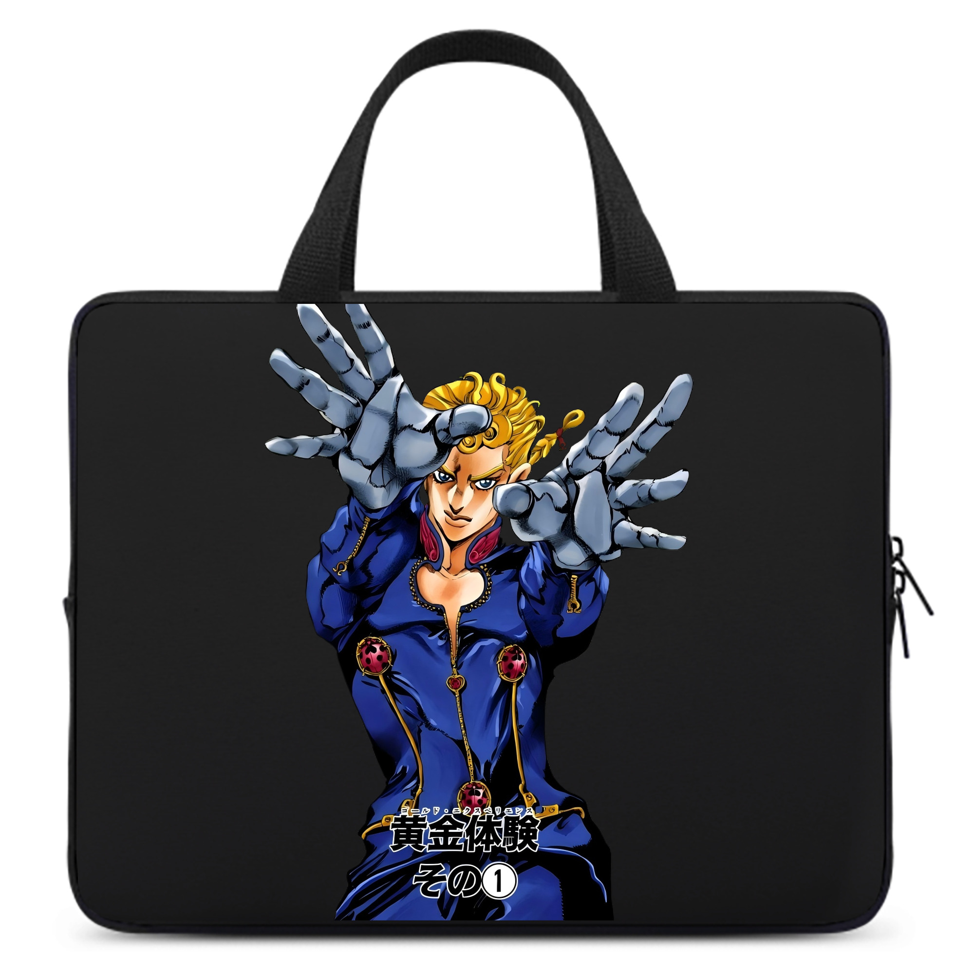 （画像用） ジョジョの奇妙な冒険 ジョルノ?ジョバァーナ JoJo's Bizarre Adventure Giorno Giovanna 手提げノートパソコンバッグ