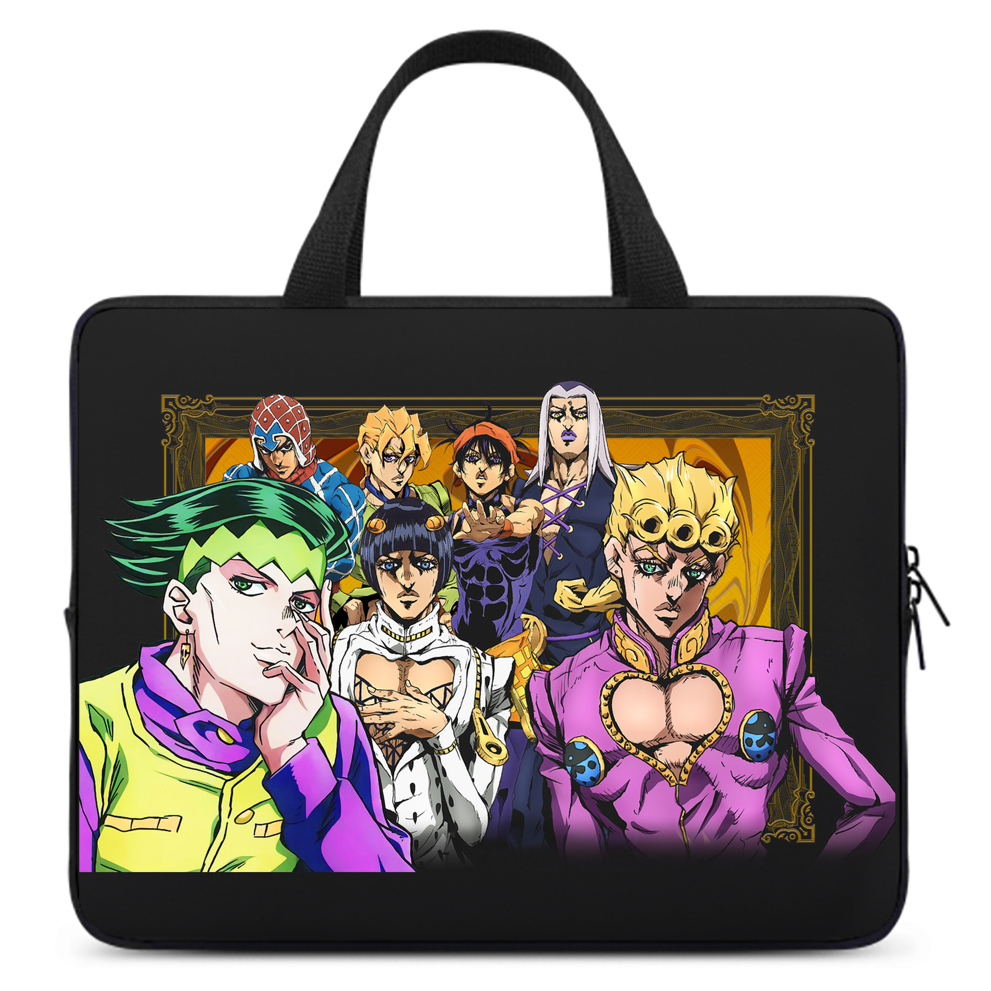 （画像用） ジョジョの奇妙な冒険 ジョルノ?ジョバァーナ JoJo's Bizarre Adventure Giorno Giovanna 手提げノートパソコンバッグ