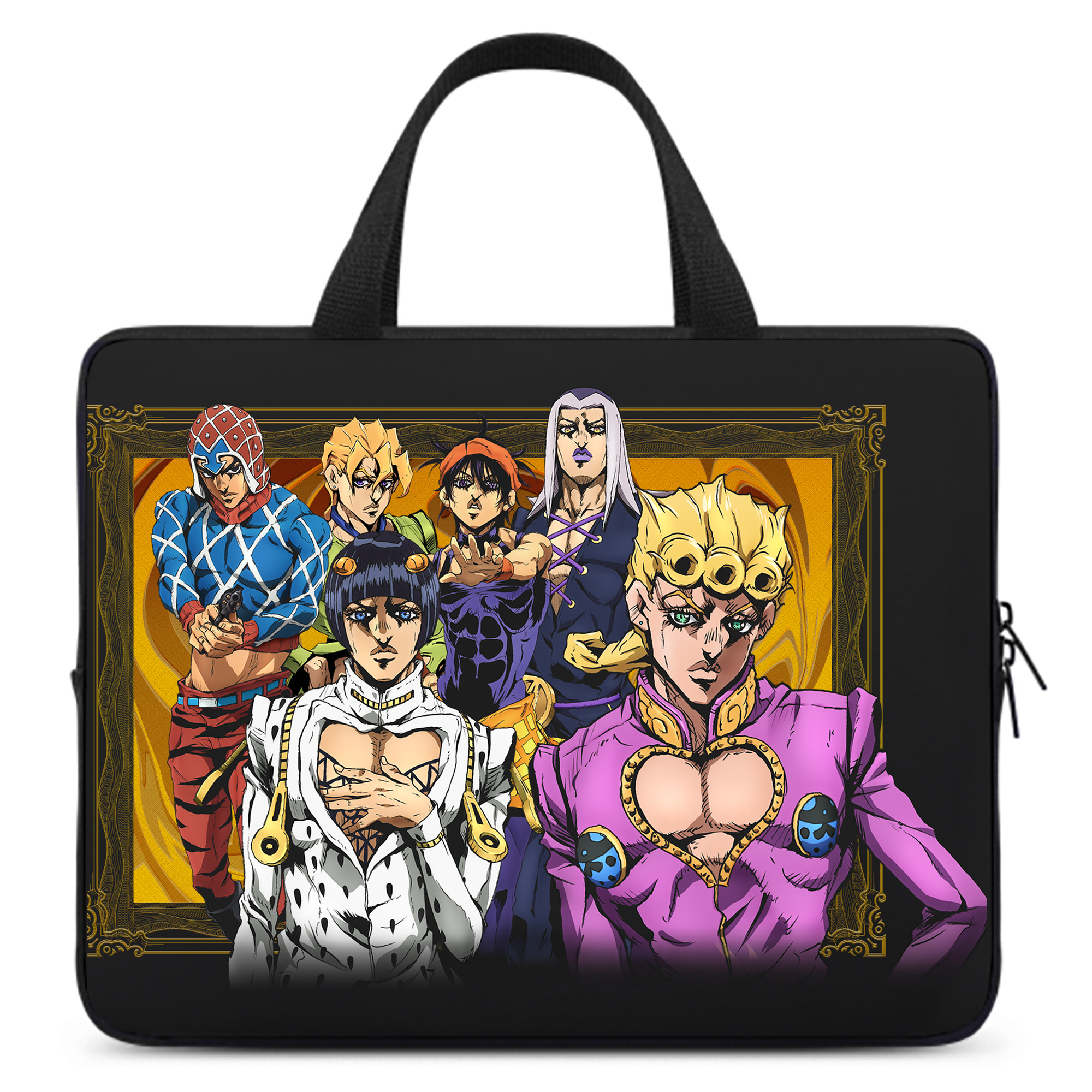 （画像用） ジョジョの奇妙な冒険 ジョルノ?ジョバァーナ JoJo's Bizarre Adventure Giorno Giovanna 手提げノートパソコンバッグ