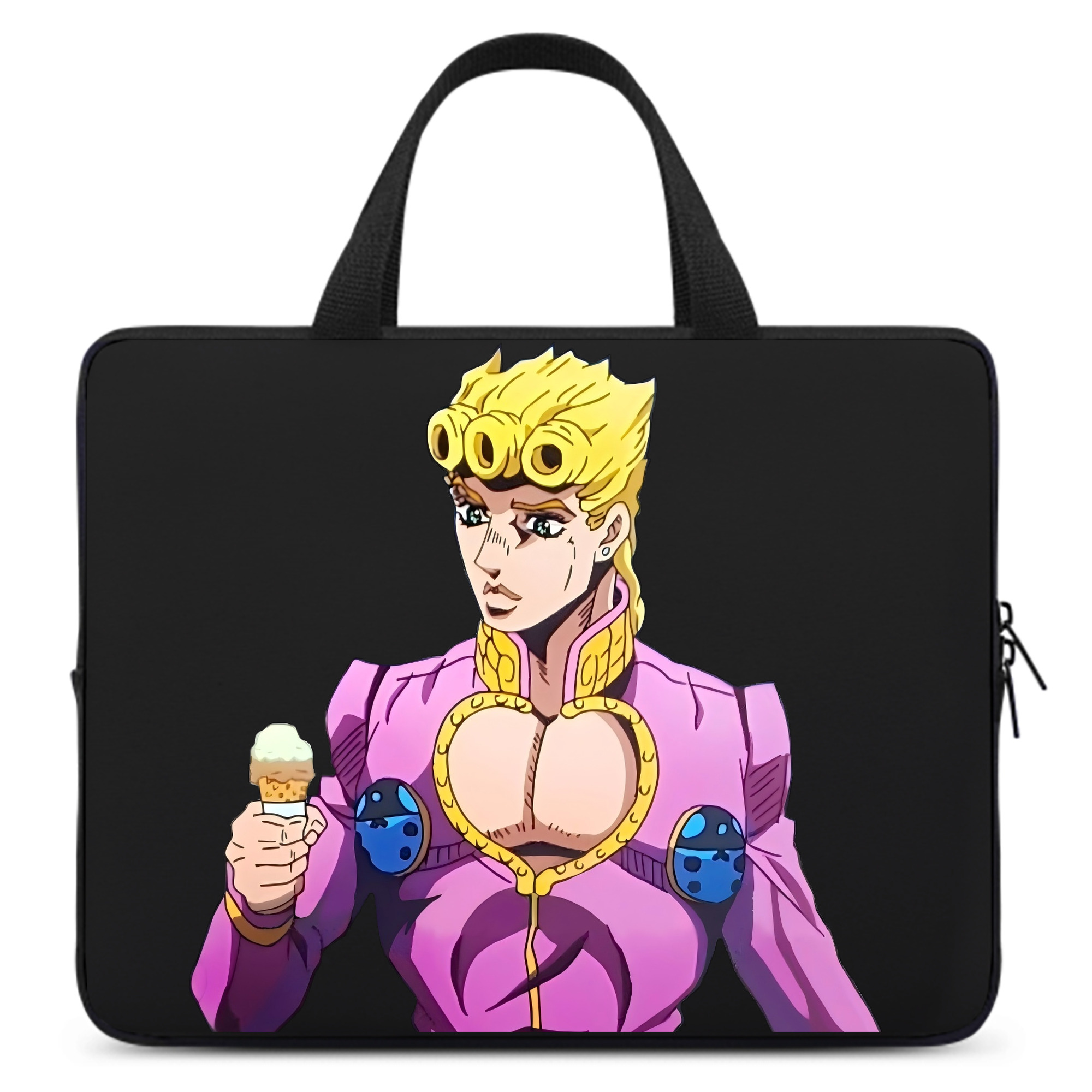 （画像用） ジョジョの奇妙な冒険 ジョルノ?ジョバァーナ JoJo's Bizarre Adventure Giorno Giovanna 手提げノートパソコンバッグ