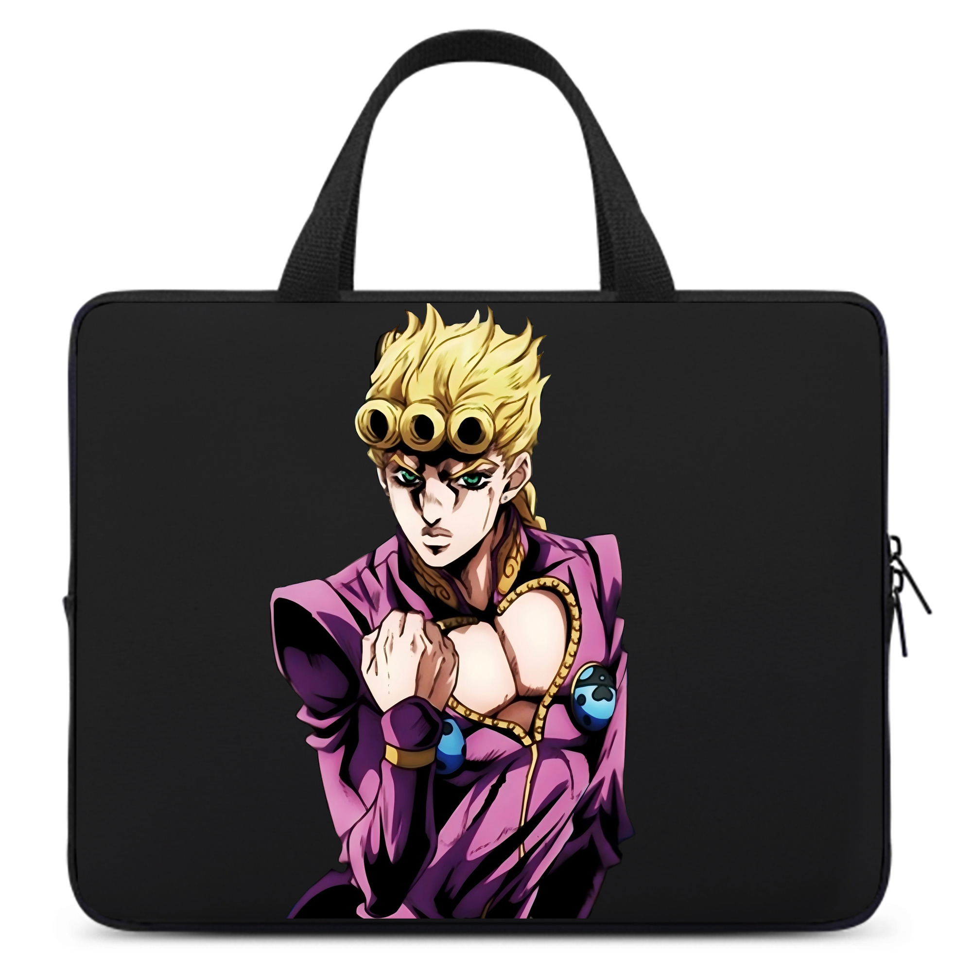 （画像用） ジョジョの奇妙な冒険 ジョルノ?ジョバァーナ JoJo's Bizarre Adventure Giorno Giovanna 手提げノートパソコンバッグ