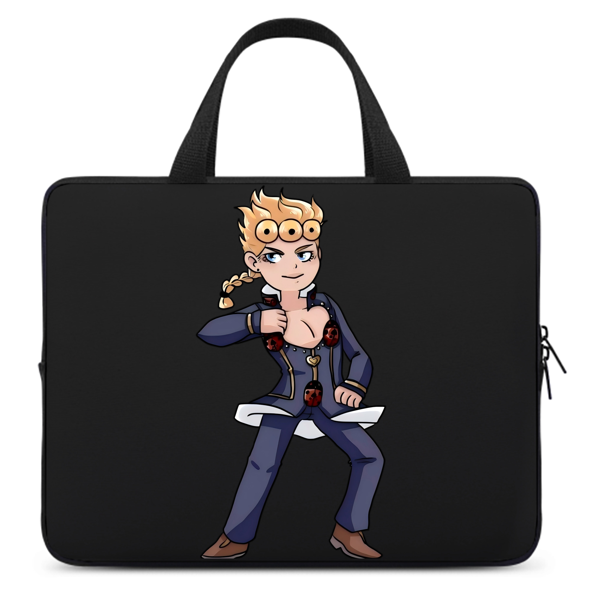 （画像用） ジョジョの奇妙な冒険 ジョルノ?ジョバァーナ JoJo's Bizarre Adventure Giorno Giovanna 手提げノートパソコンバッグ