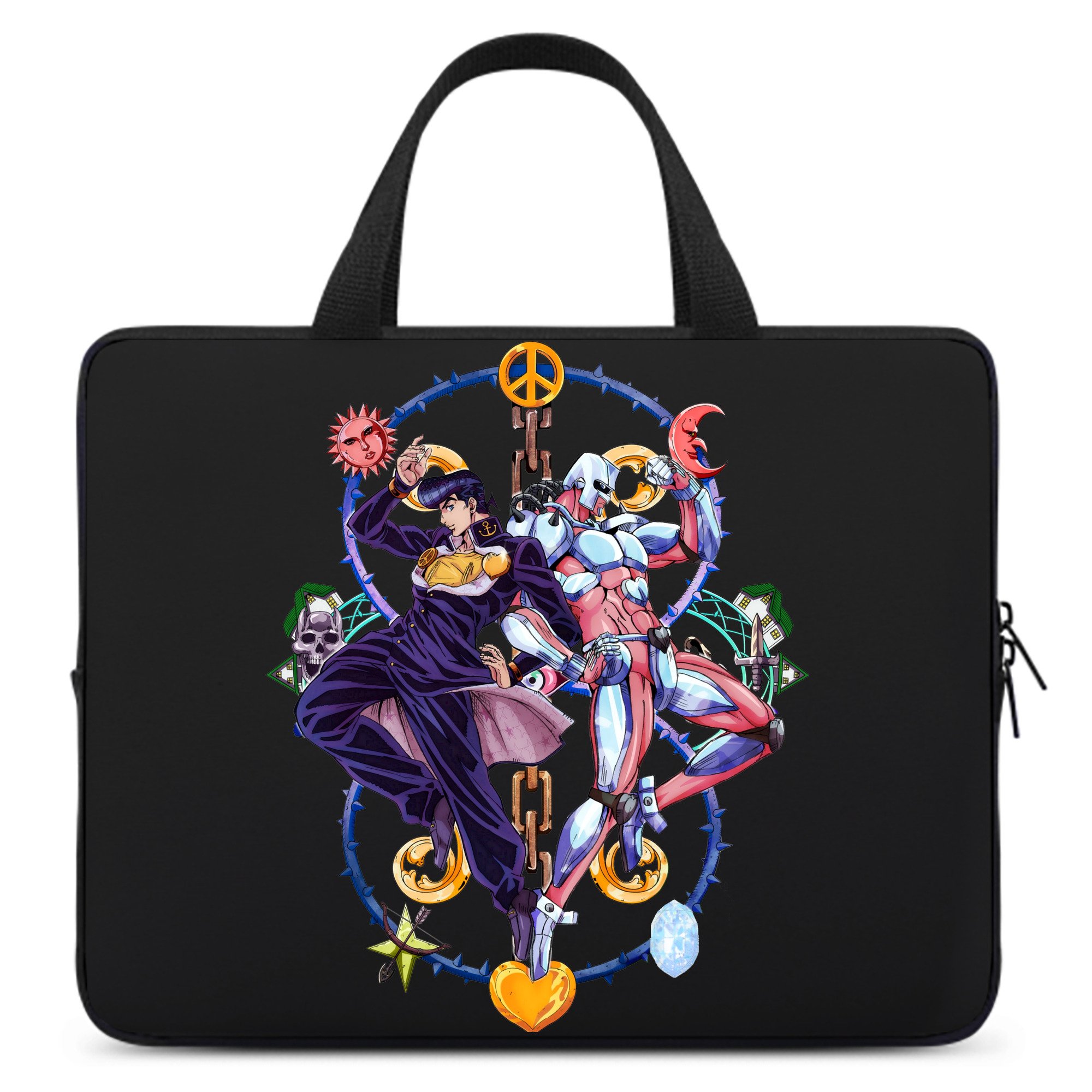 （画像用） ジョジョの奇妙な冒険 ひがしかた じょうすけ JoJo's Bizarre Adventure Higashikata Josuke 手提げノートパソコンバッグ