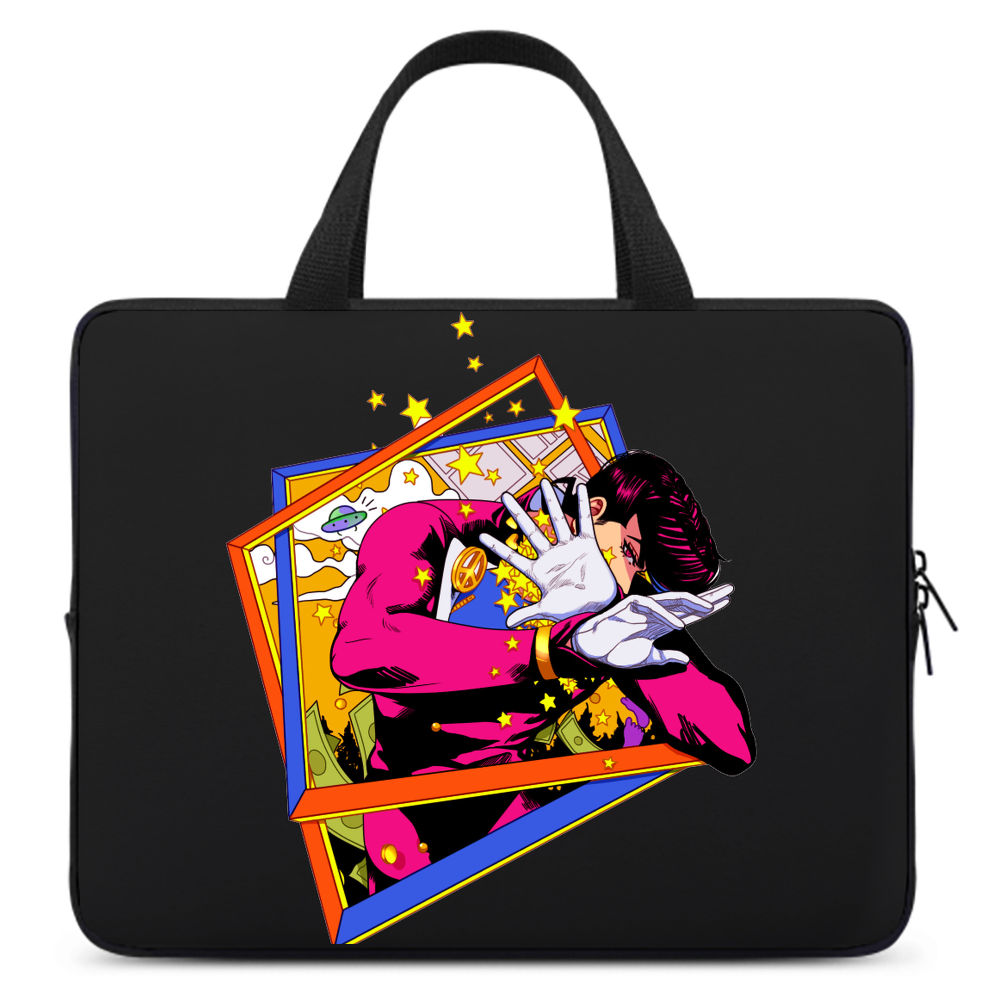 （画像用） ジョジョの奇妙な冒険 ひがしかた じょうすけ JoJo's Bizarre Adventure Higashikata Josuke 手提げノートパソコンバッグ