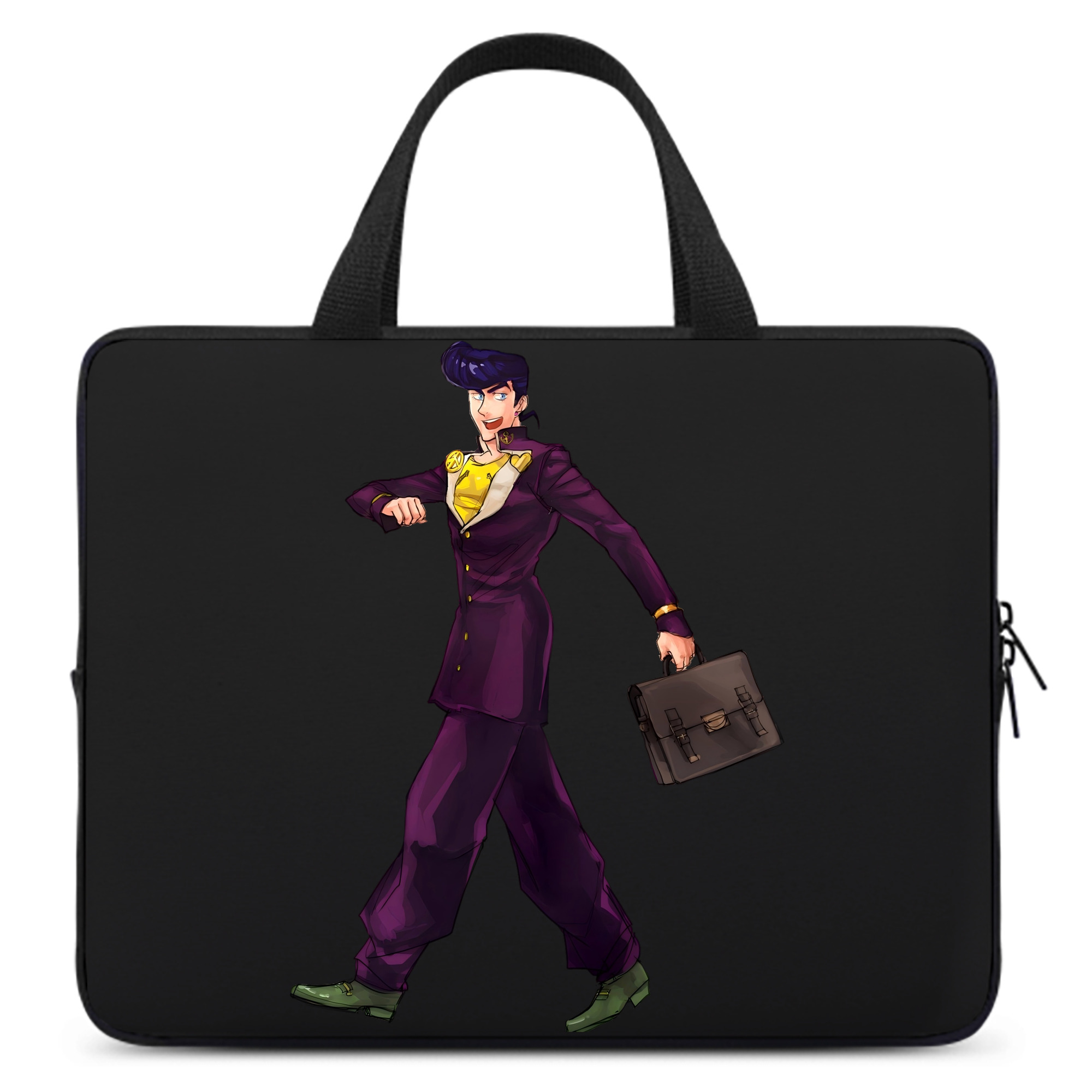 （画像用） ジョジョの奇妙な冒険 ひがしかた じょうすけ JoJo's Bizarre Adventure Higashikata Josuke 手提げノートパソコンバッグ