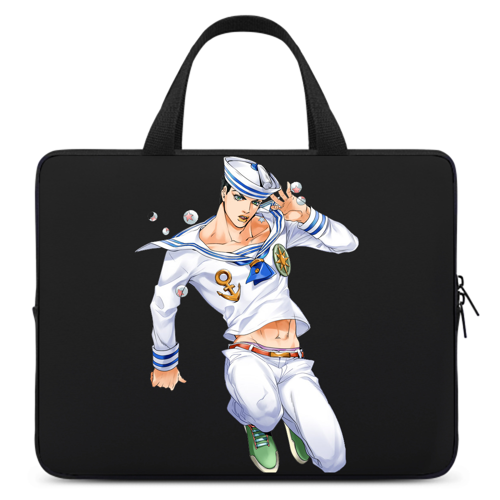 （画像用） ジョジョの奇妙な冒険 東方定助 JoJo's Bizarre Adventure Higashikata Josuke 手提げノートパソコンバッグ