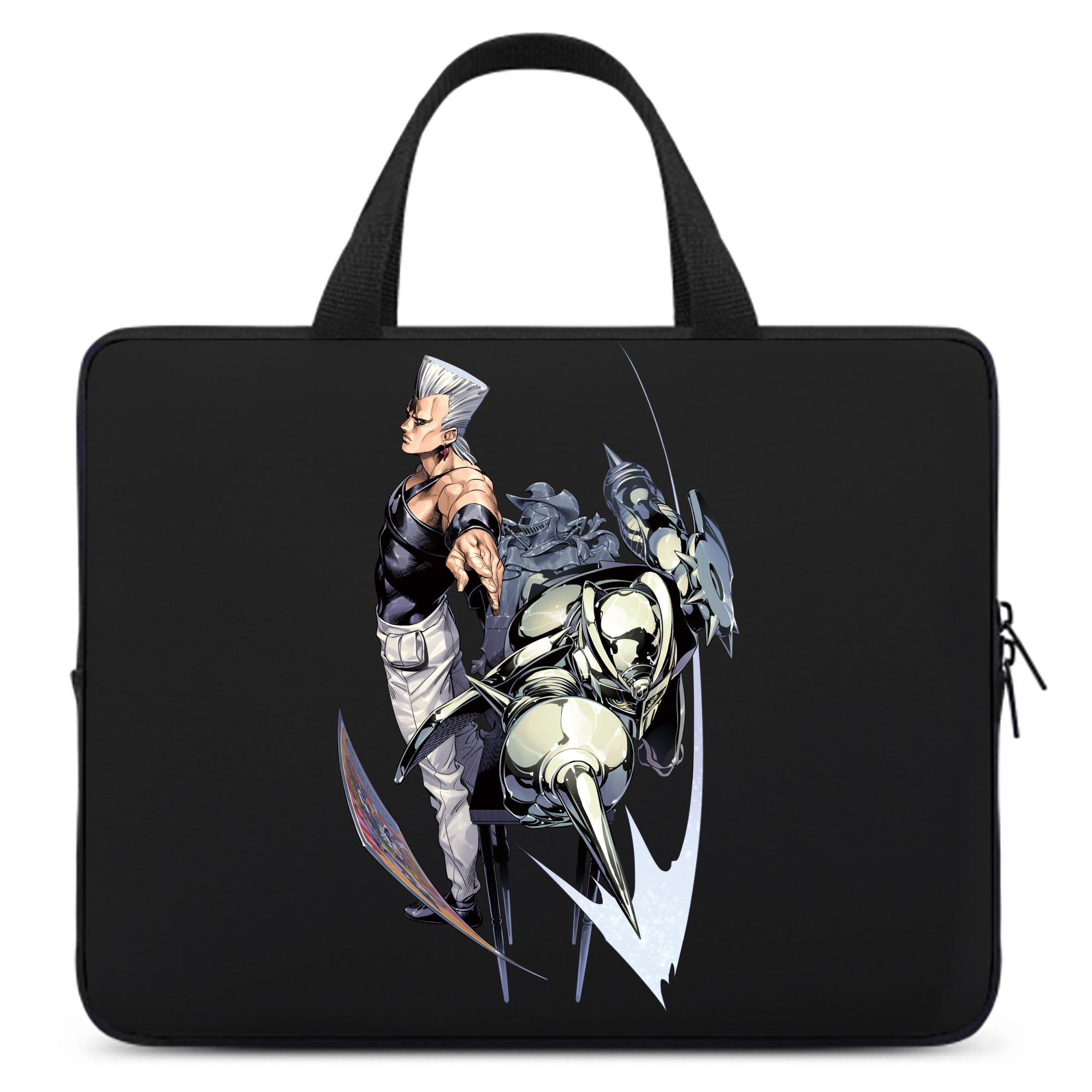 （画像用） ジョジョの奇妙な冒険 ジャン＝ピエール?ポルナレフ JoJo's Bizarre Adventure Jan Pierre Polnareff 手提げノートパソコンバッグ