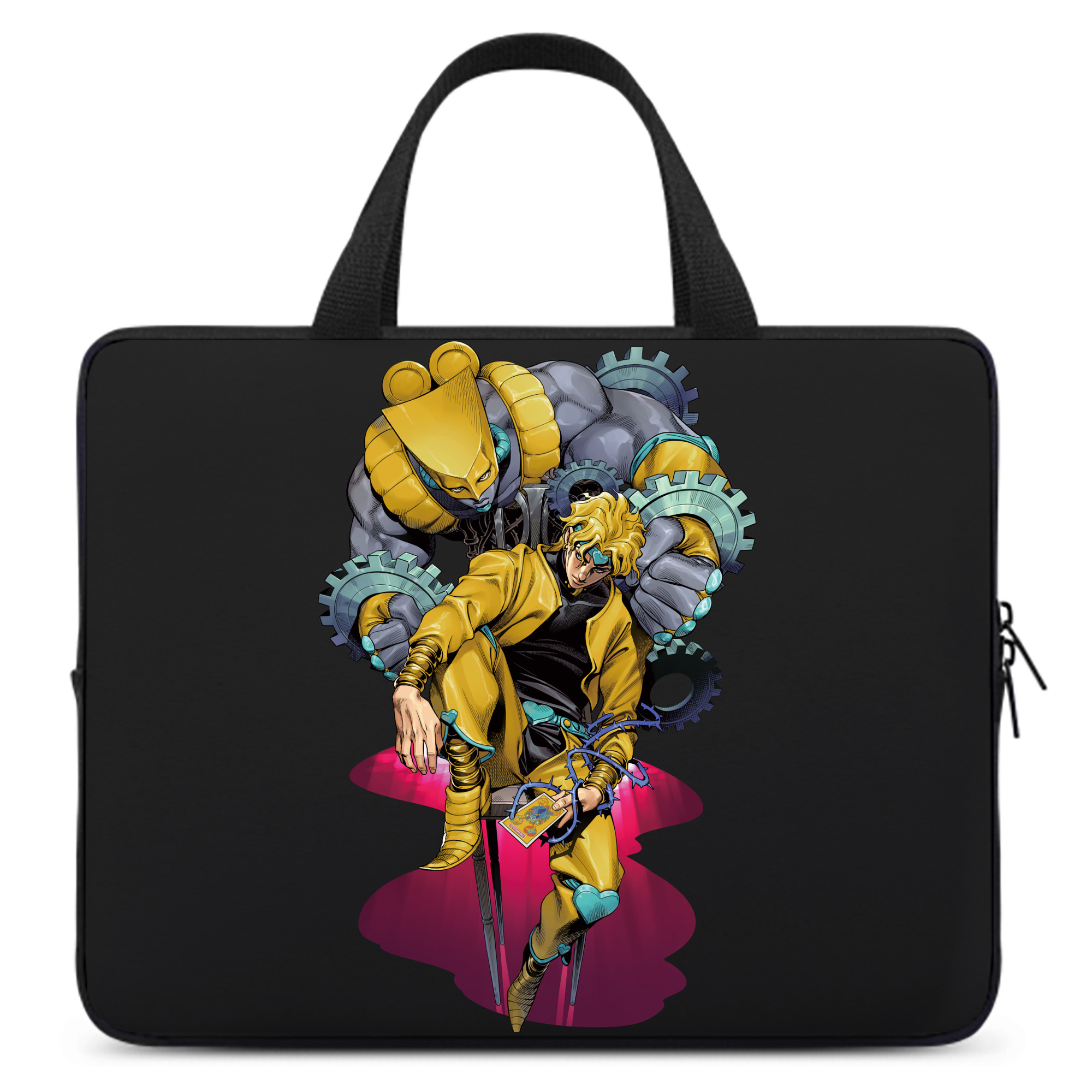 （画像用） ジョジョの奇妙な冒険 ディオ?ブランドー JoJo's Bizarre Adventure Dio Brando 手提げノートパソコンバッグ