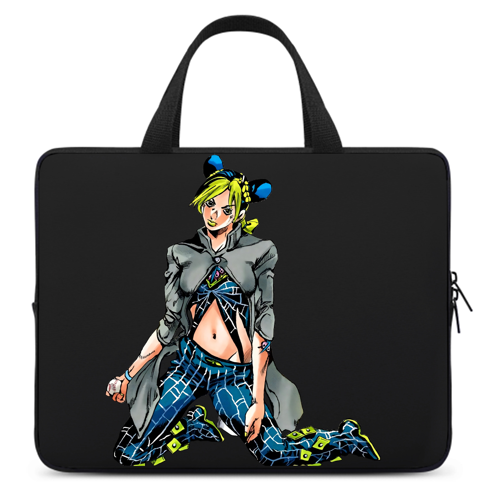 （画像用） "ジョジョの奇妙な冒険 くうじょう ジョリーン JoJo's Bizarre Adventure Jolyne Cujoh " 手提げノートパソコンバッグ