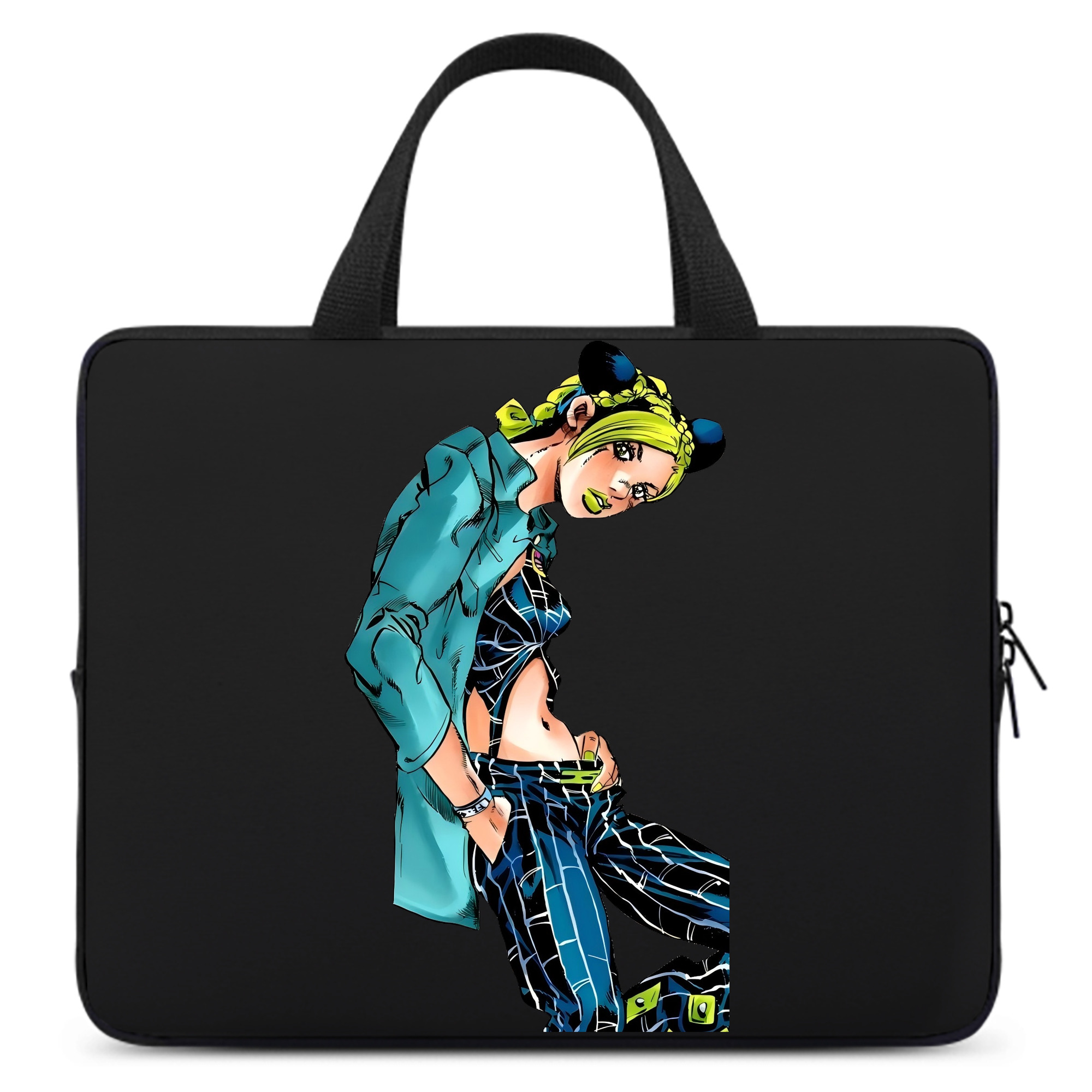 （画像用） "ジョジョの奇妙な冒険 くうじょう ジョリーン JoJo's Bizarre Adventure Jolyne Cujoh " 手提げノートパソコンバッグ