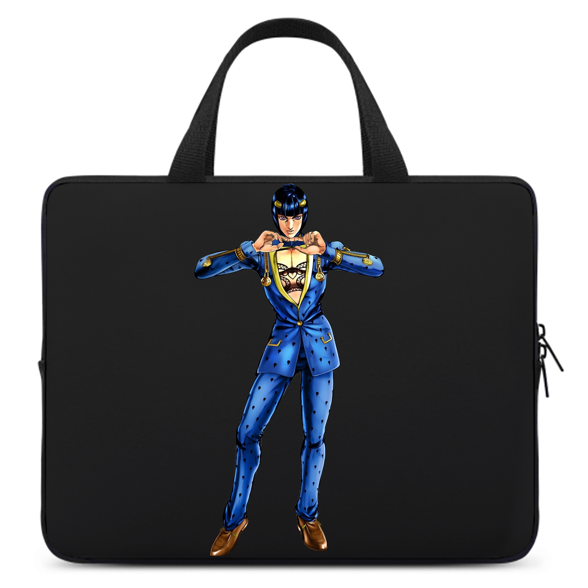 （画像用） ジョジョの奇妙な冒険 ブローノ?ブチャラティ JoJo's Bizarre Adventure Bruno Bucciarati 手提げノートパソコンバッグ