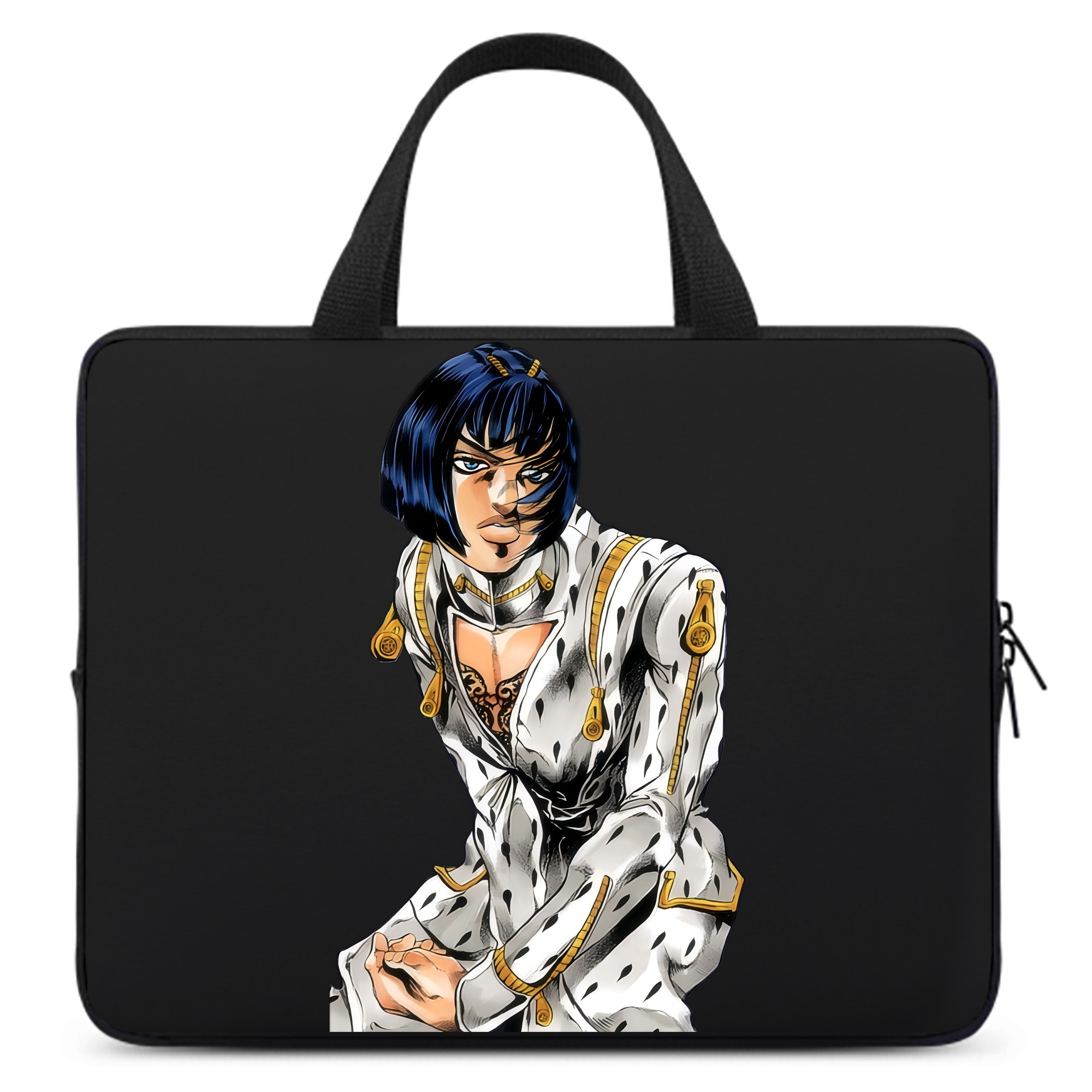 （画像用） ジョジョの奇妙な冒険 ブローノ?ブチャラティ JoJo's Bizarre Adventure Bruno Bucciarati 手提げノートパソコンバッグ