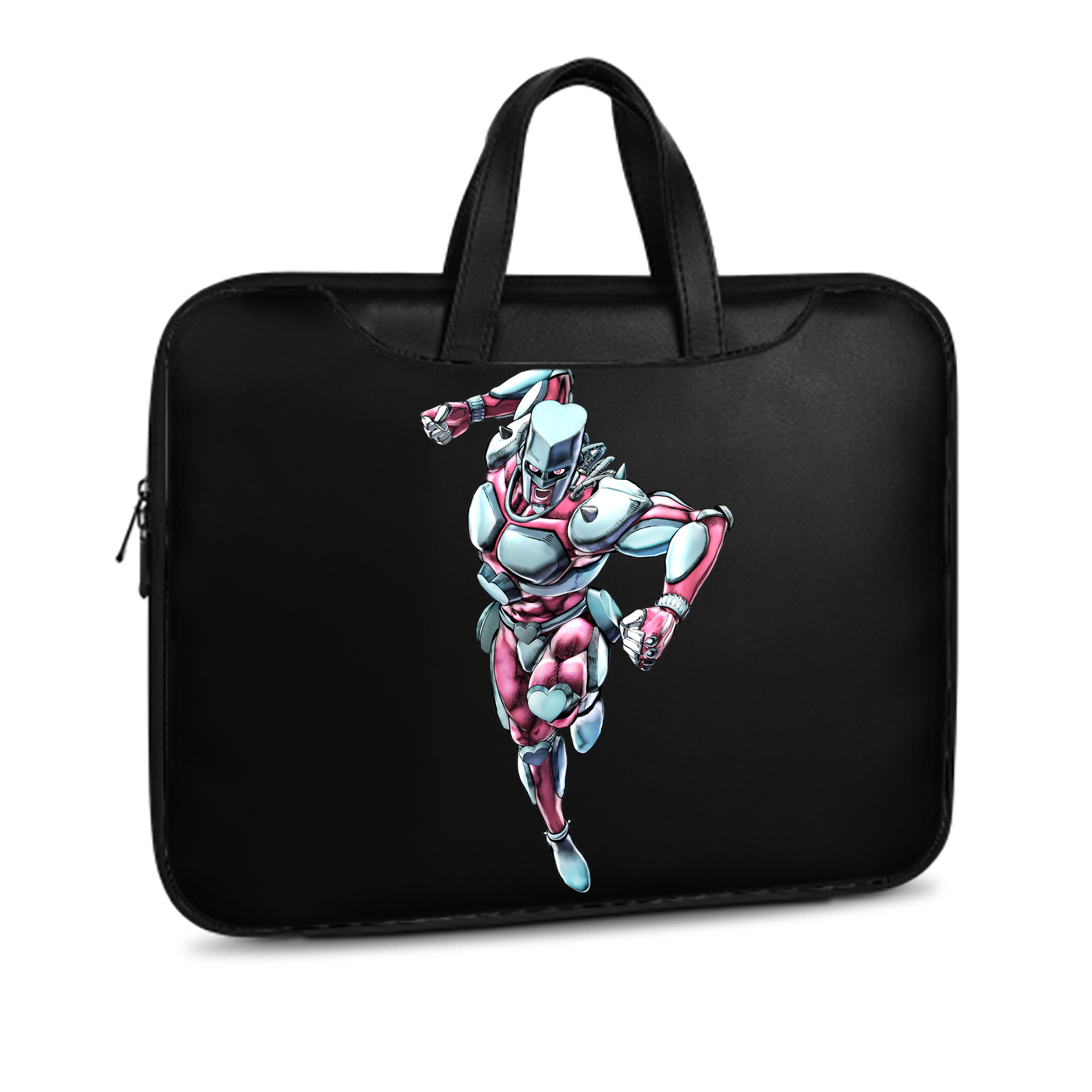 （画像用） ジョジョの奇妙な冒険 ひがしかた じょうすけ JoJo's Bizarre Adventure Higashikata Josuke レザーラップトップバッグ　ノートパソコンケース