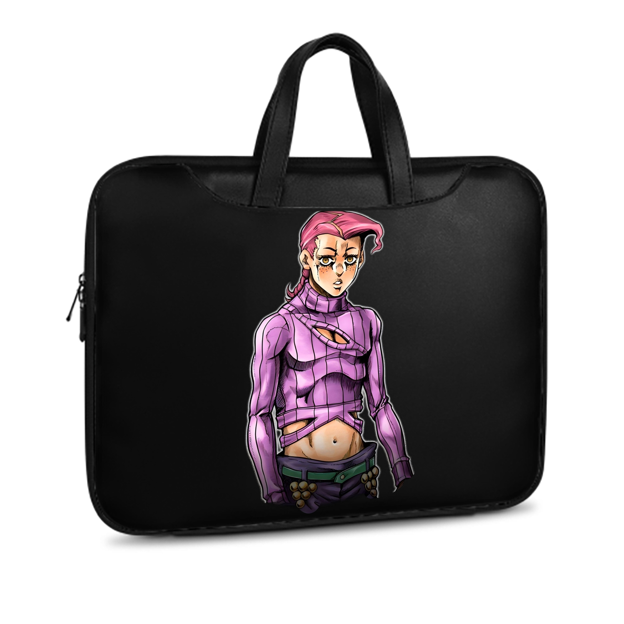 （画像用） ジョジョの奇妙な冒険 ビネガー?ドッピオ JoJo's Bizarre Adventure Vinegar Doppio レザーラップトップバッグ　ノートパソコンケース