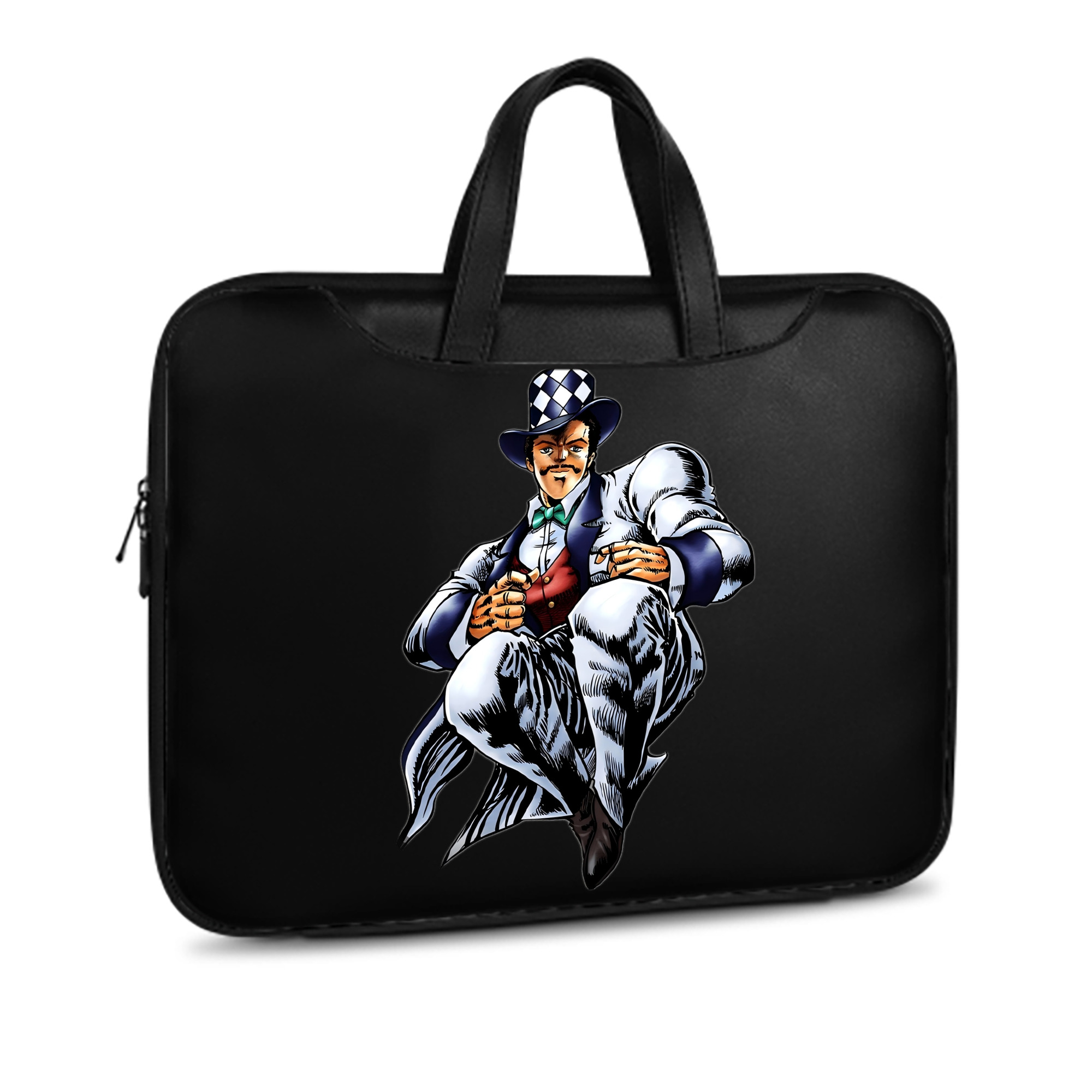 （画像用） ジョジョの奇妙な冒険 ウィル?アントニオ?ツェペリ JoJo's Bizarre Adventure Will Anthonio Zeppeli レザーラップトップバッグ　ノートパソコンケース