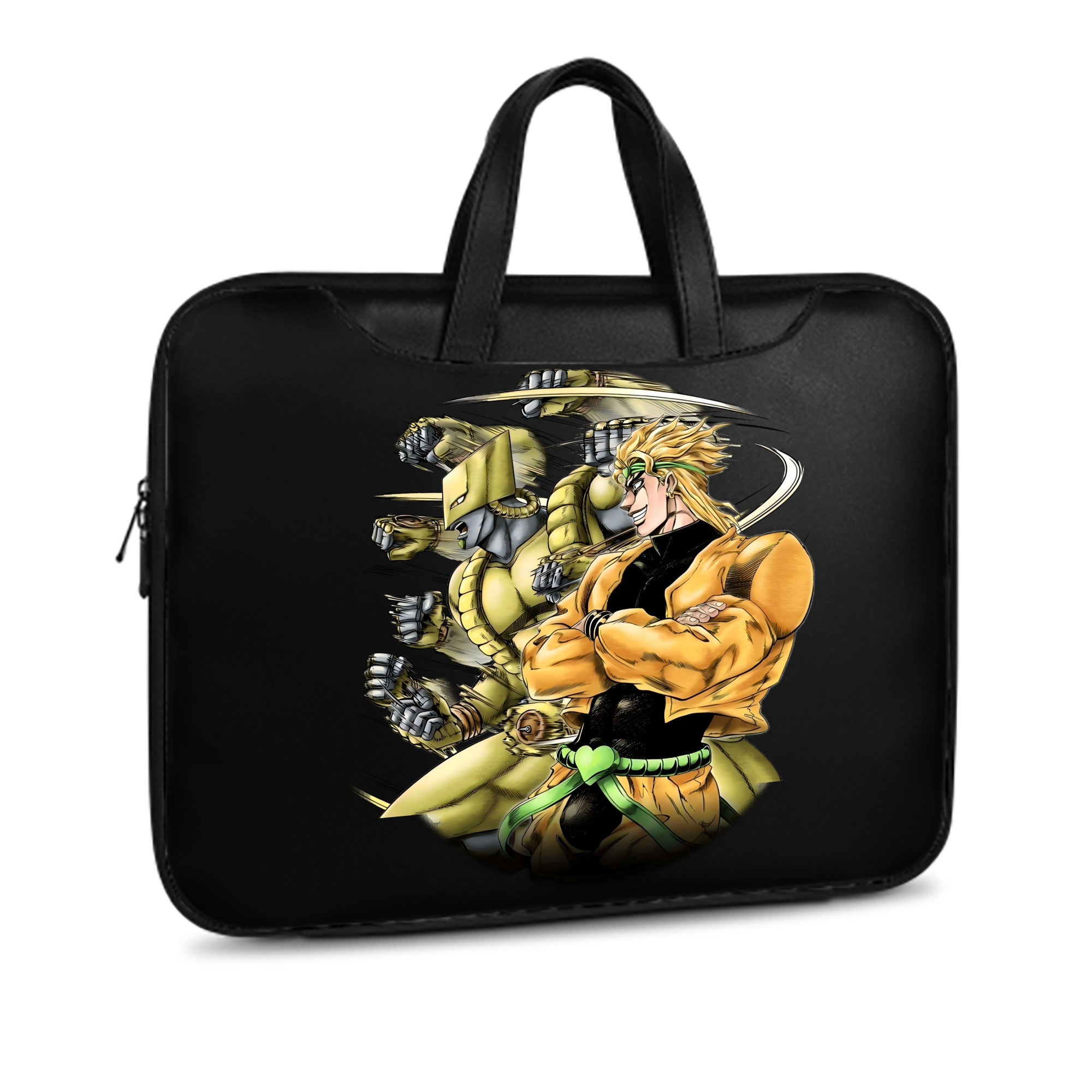 （画像用） ジョジョの奇妙な冒険 ディオ?ブランドー JoJo's Bizarre Adventure Dio Brando レザーラップトップバッグ　ノートパソコンケース