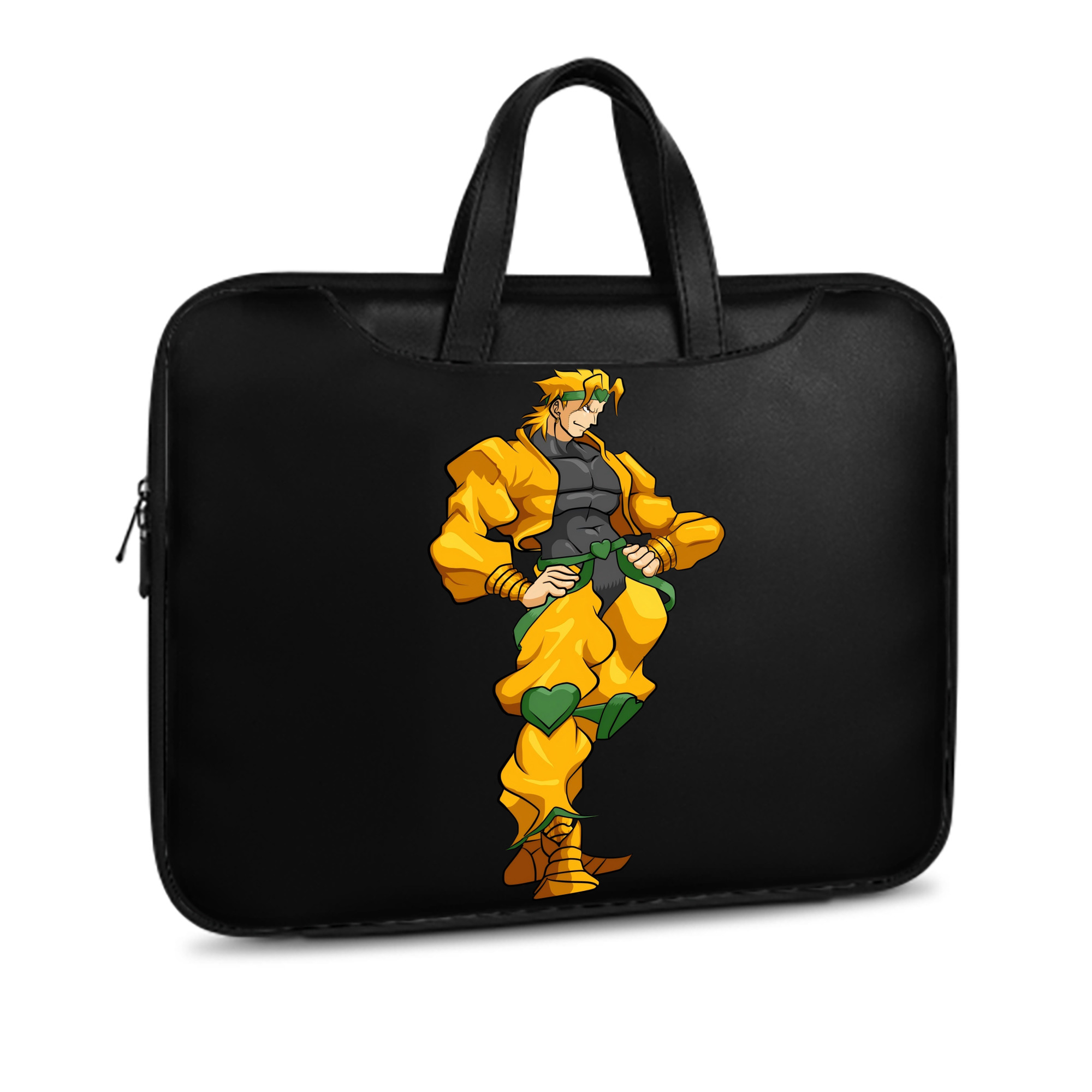 （画像用） ジョジョの奇妙な冒険 ディオ?ブランドー JoJo's Bizarre Adventure Dio Brando レザーラップトップバッグ　ノートパソコンケース