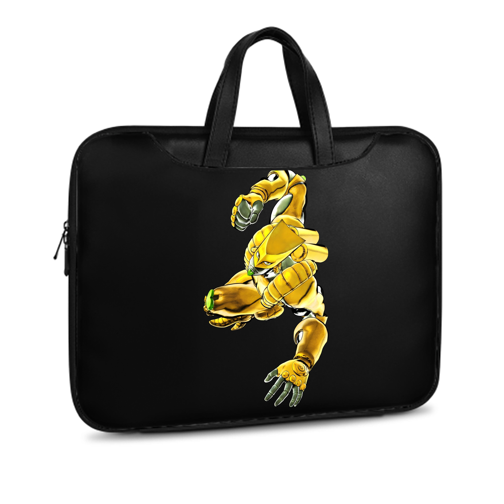 （画像用） ジョジョの奇妙な冒険 ディオ?ブランドー JoJo's Bizarre Adventure Dio Brando レザーラップトップバッグ　ノートパソコンケース