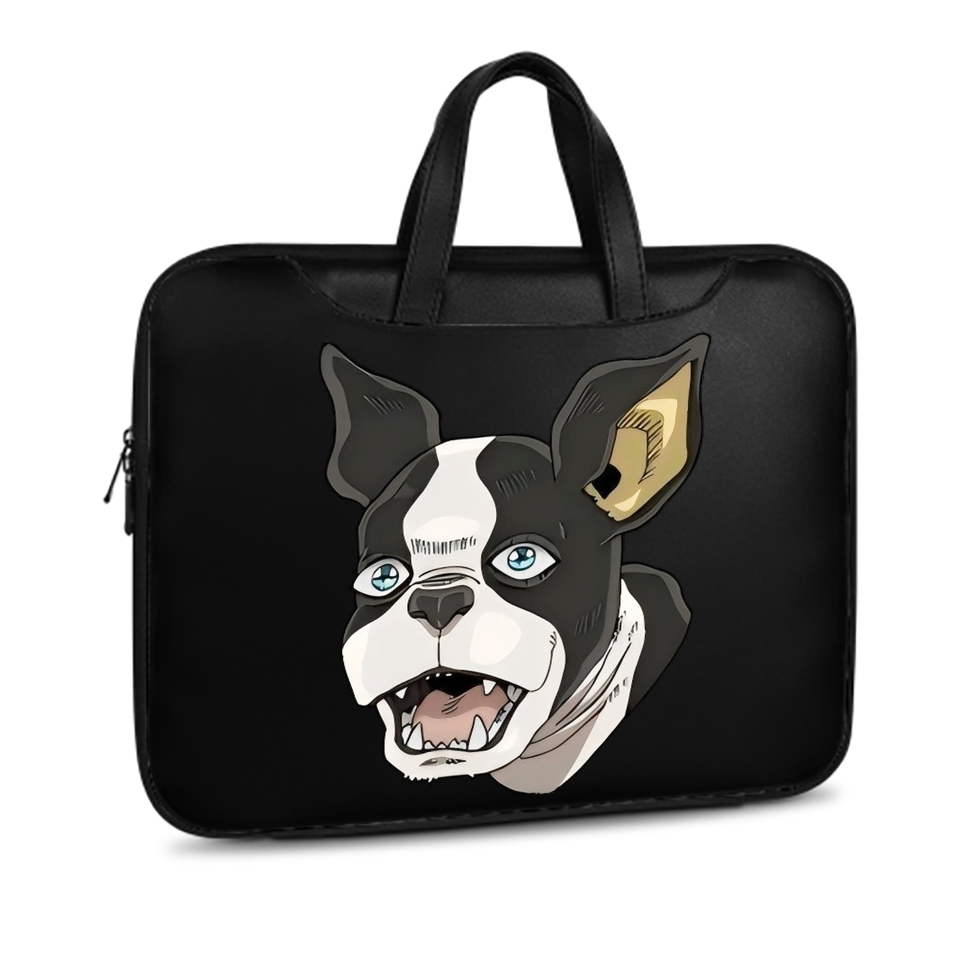 （画像用） ジョジョの奇妙な冒険 イギー JoJo's Bizarre Adventure Iggy レザーラップトップバッグ　ノートパソコンケース