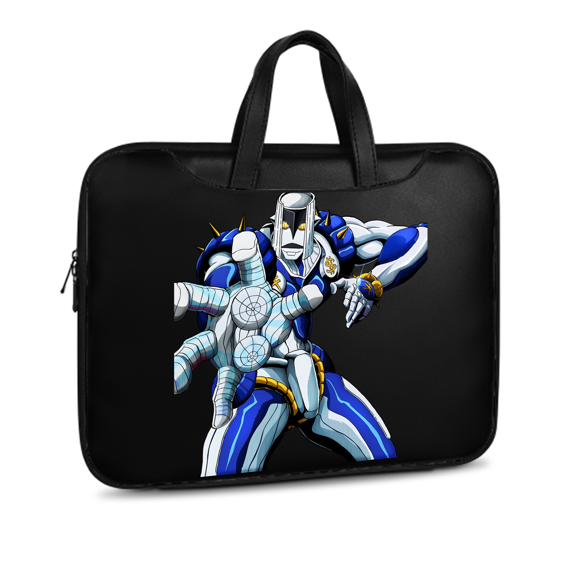 （画像用） ジョジョの奇妙な冒険 虹村億泰 にじむら おくやす JoJo's Bizarre Adventure Nijimura Okuyasu レザーラップトップバッグ　ノートパソコンケース