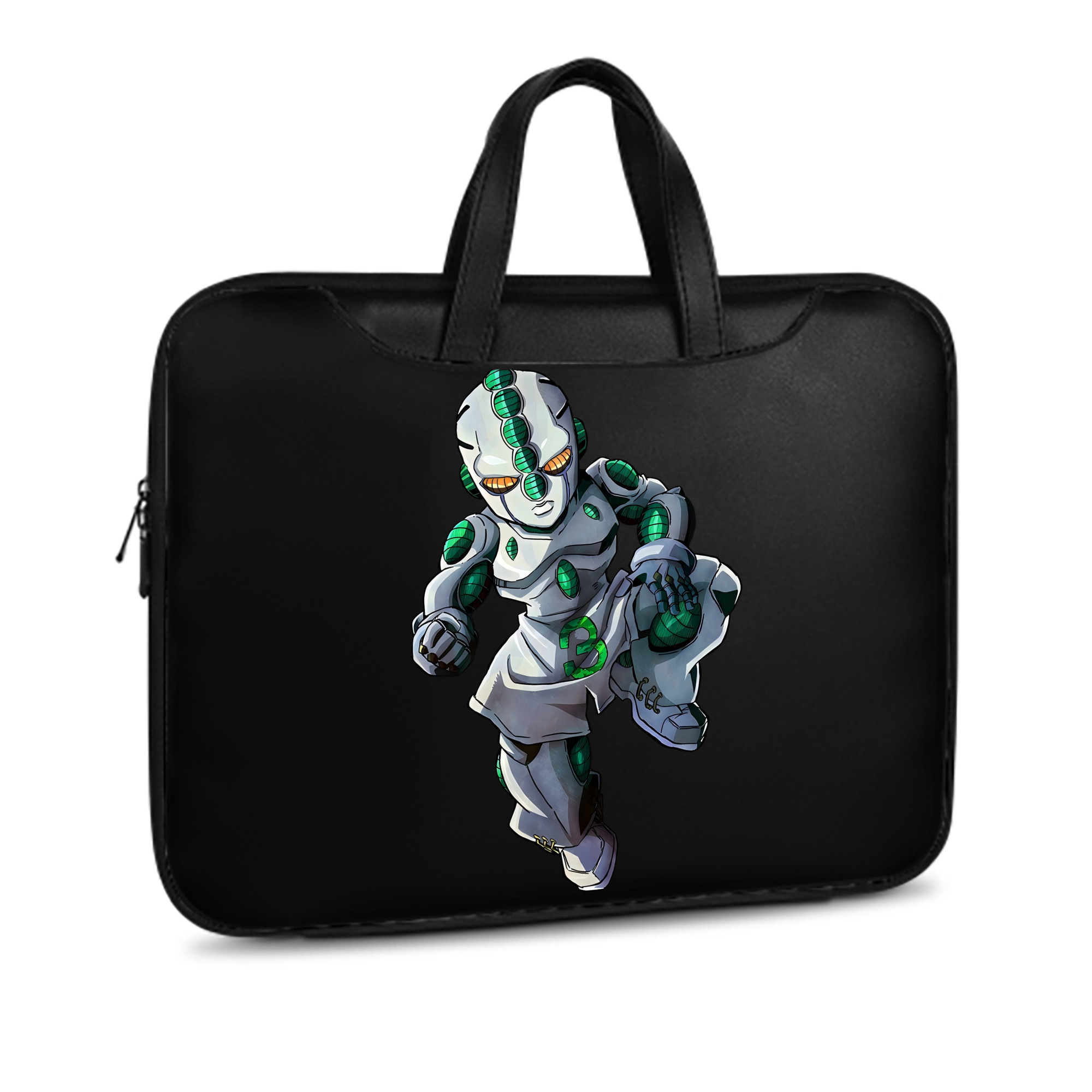 （画像用） ジョジョの奇妙な冒険 広瀨康一 JoJo's Bizarre Adventure Hirose Koichi レザーラップトップバッグ　ノートパソコンケース
