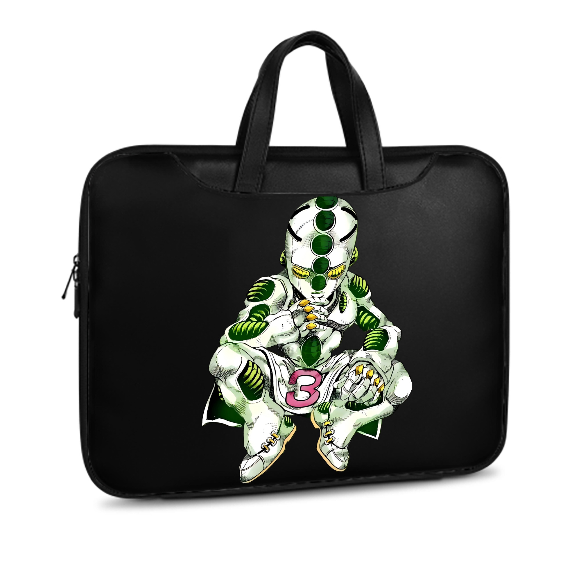 （画像用） ジョジョの奇妙な冒険 広瀨康一 JoJo's Bizarre Adventure Hirose Koichi レザーラップトップバッグ　ノートパソコンケース