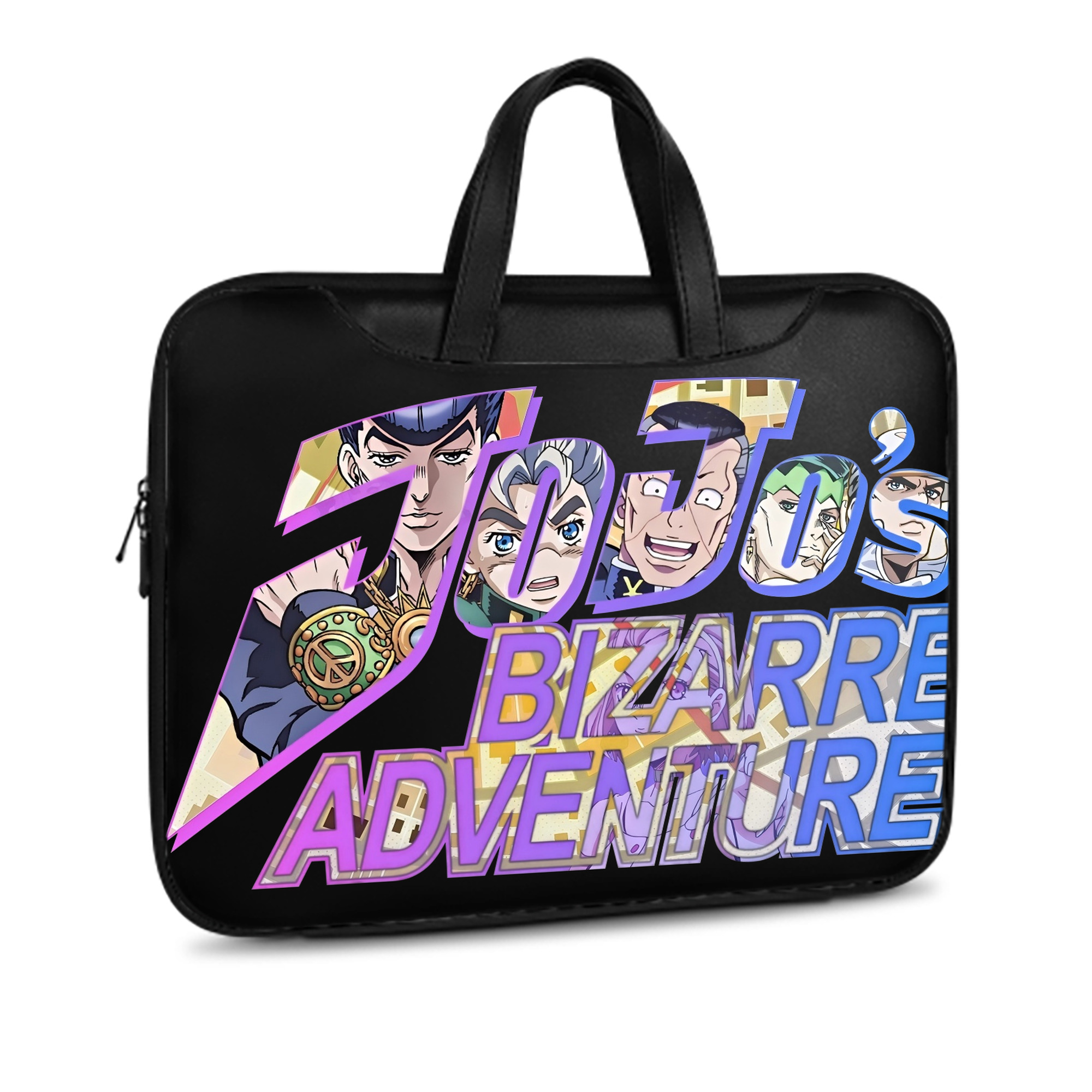 （画像用） ジョジョの奇妙な冒険 JoJo's Bizarre Adventure レザーラップトップバッグ　ノートパソコンケース