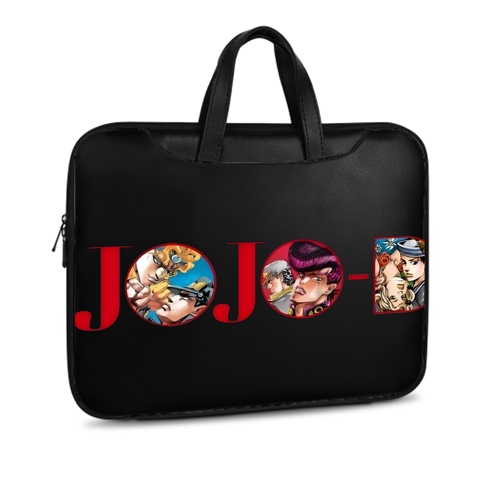 （画像用） ジョジョの奇妙な冒険 JoJo's Bizarre Adventure レザーラップトップバッグ　ノートパソコンケース