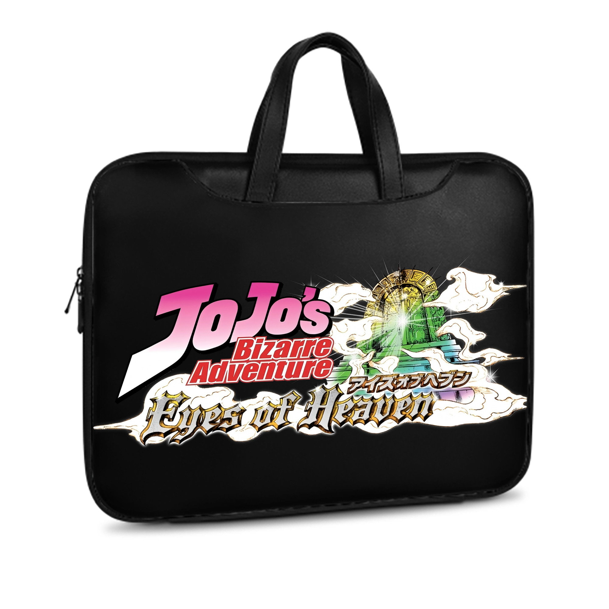 （画像用） ジョジョの奇妙な冒険 JoJo's Bizarre Adventure レザーラップトップバッグ　ノートパソコンケース