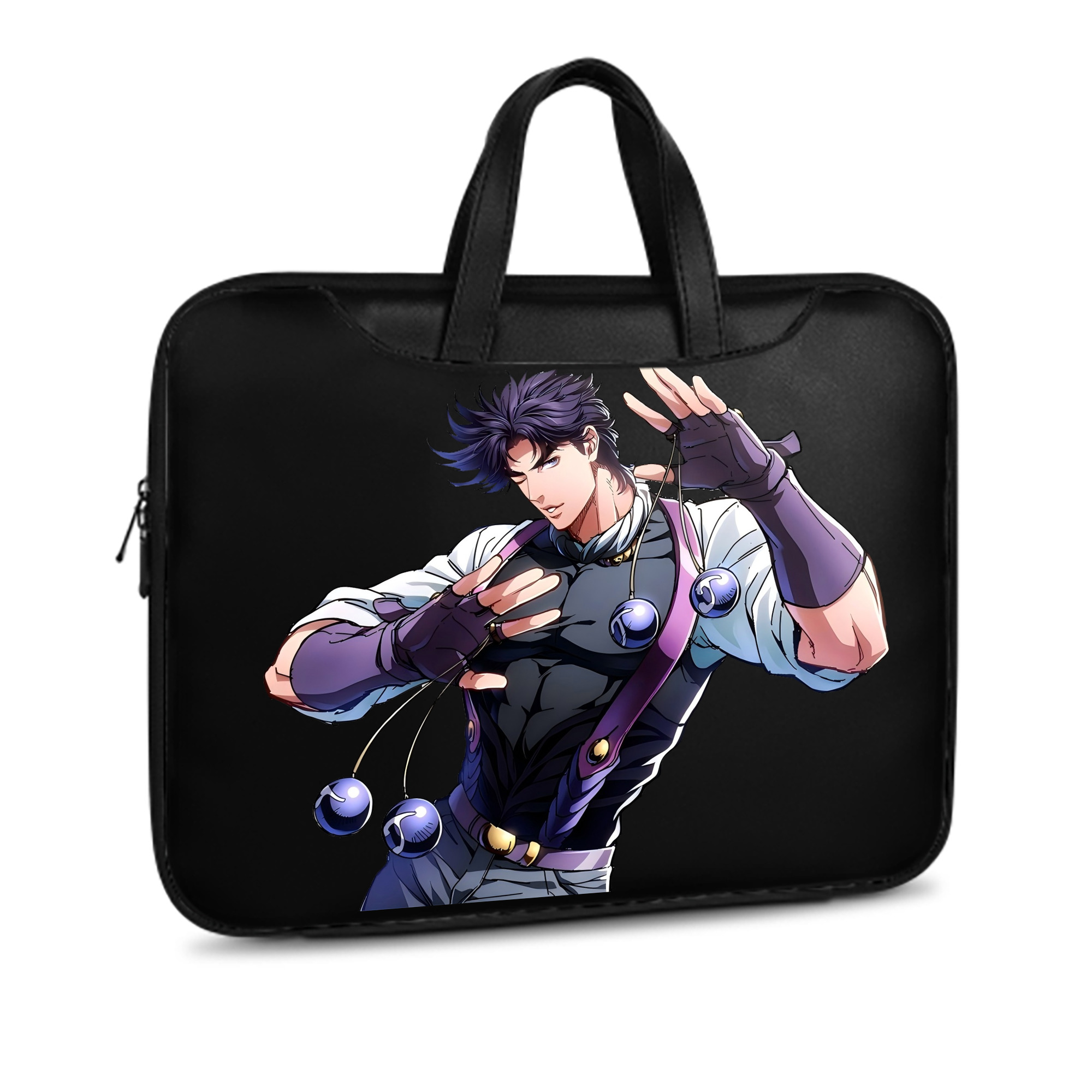（画像用） ジョジョの奇妙な冒険 JoJo's Bizarre Adventure レザーラップトップバッグ　ノートパソコンケース