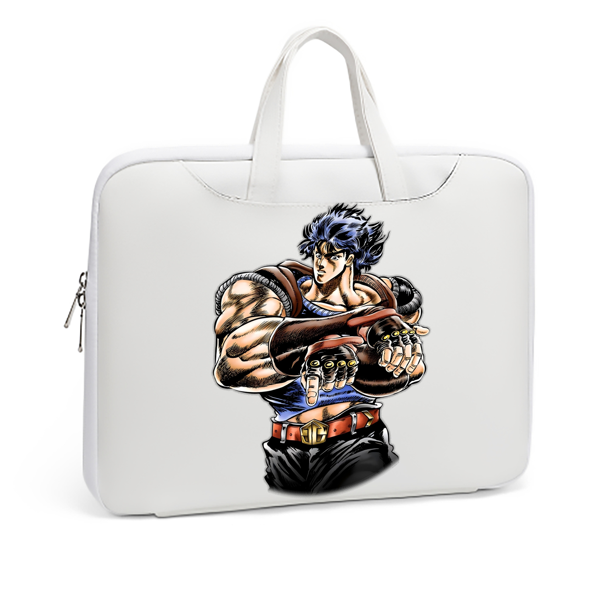 （画像用） ジョジョの奇妙な冒険 /ジョナサン?ジョースター JoJo's Bizarre Adventure Jonathan Joestar レザーラップトップバッグ　ノートパソコンケース
