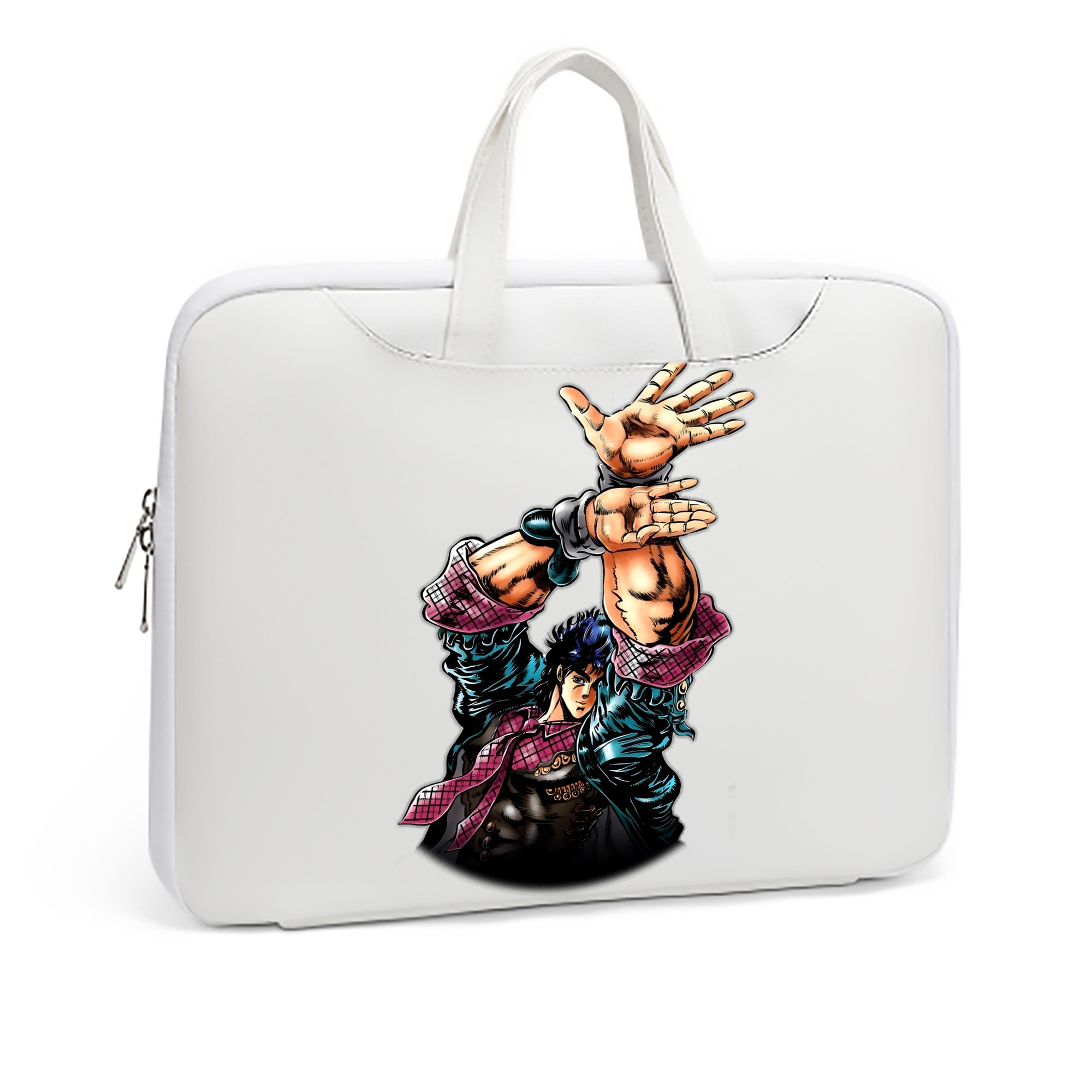 （画像用） ジョジョの奇妙な冒険 /ジョナサン?ジョースター JoJo's Bizarre Adventure Jonathan Joestar レザーラップトップバッグ　ノートパソコンケース