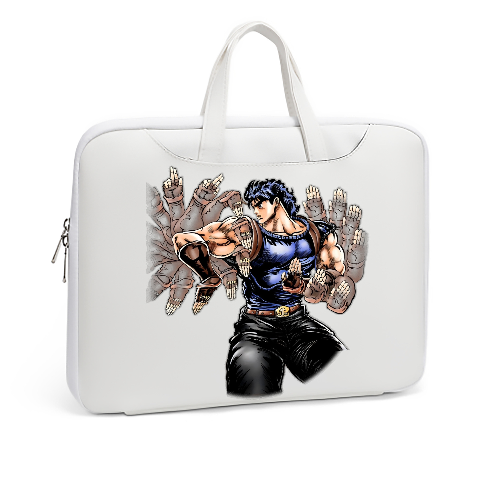 （画像用） ジョジョの奇妙な冒険 /ジョナサン?ジョースター JoJo's Bizarre Adventure Jonathan Joestar レザーラップトップバッグ　ノートパソコンケース