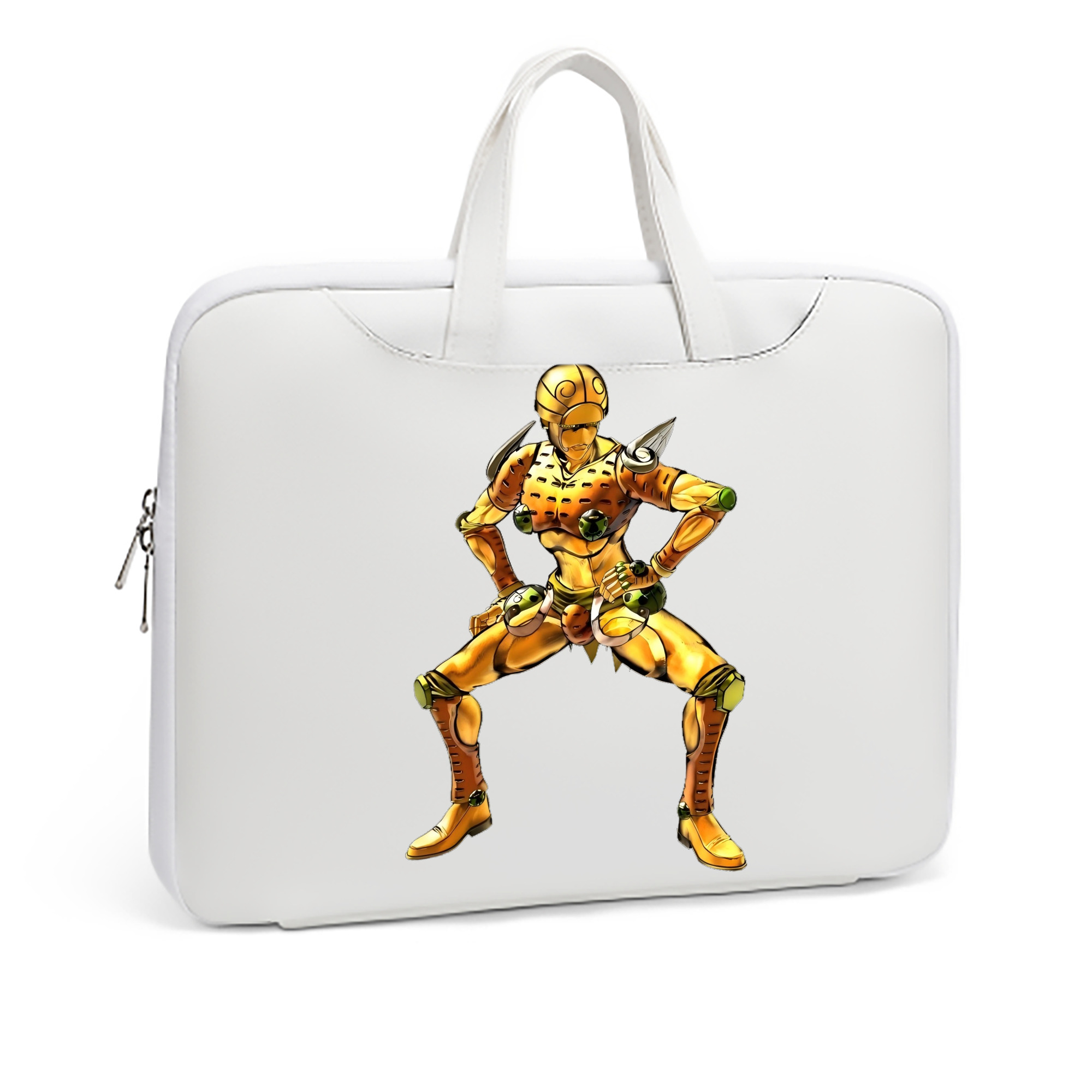 （画像用） ジョジョの奇妙な冒険 ジョルノ?ジョバァーナ JoJo's Bizarre Adventure Giorno Giovanna レザーラップトップバッグ　ノートパソコンケース