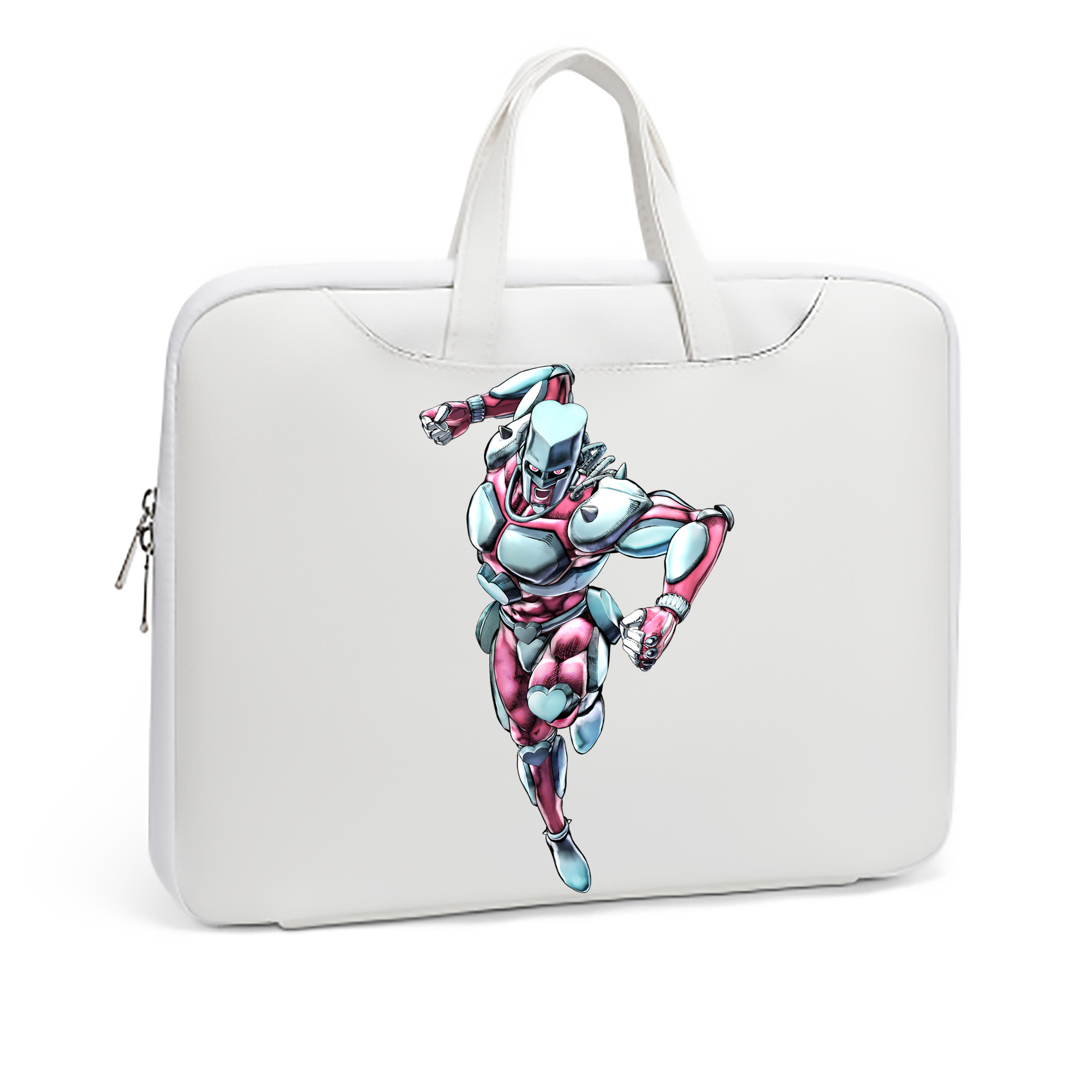 （画像用） ジョジョの奇妙な冒険 ひがしかた じょうすけ JoJo's Bizarre Adventure Higashikata Josuke レザーラップトップバッグ　ノートパソコンケース