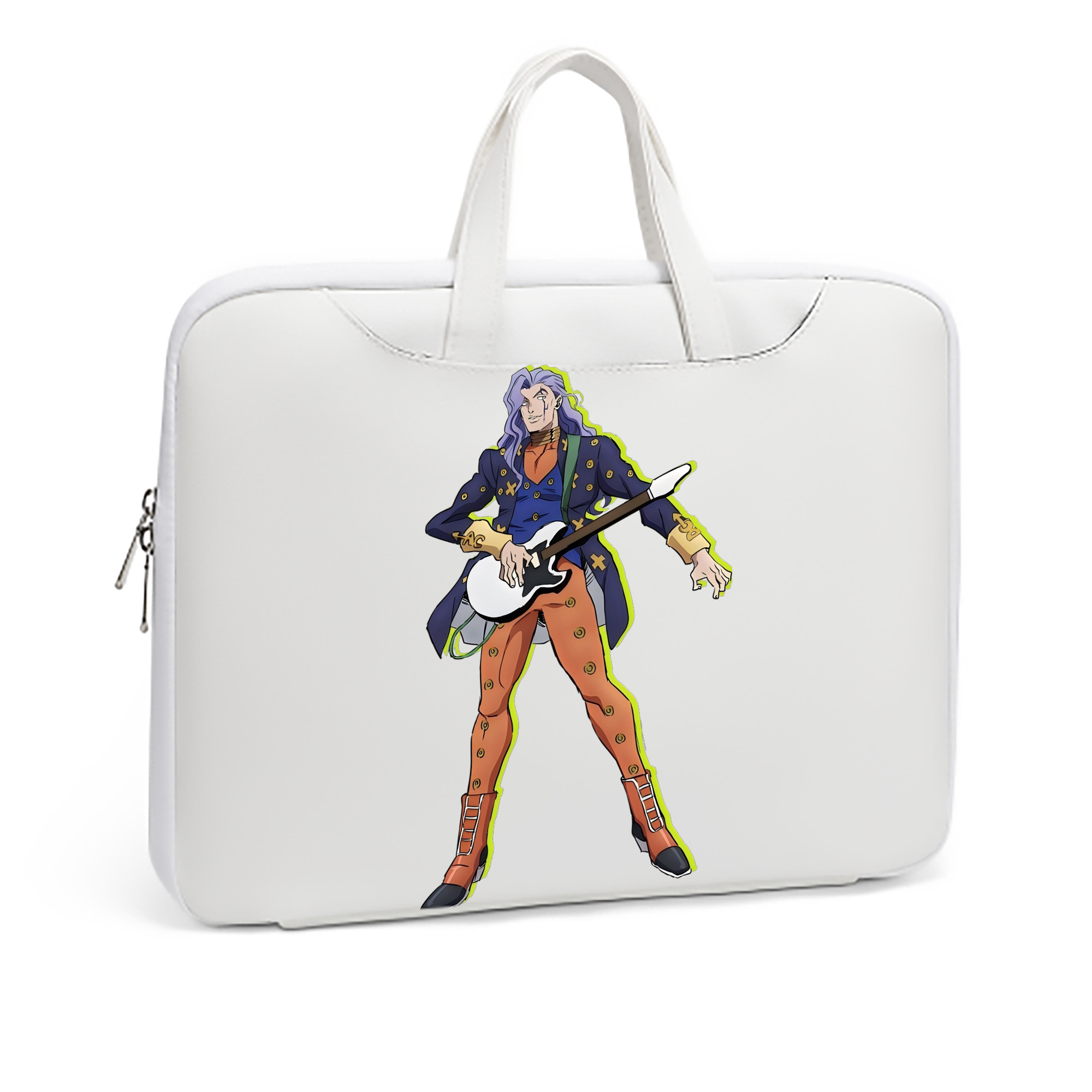 （画像用） ジョジョの奇妙な冒険 おといし あきら JoJo's Bizarre Adventure Akira Otoishi レザーラップトップバッグ　ノートパソコンケース