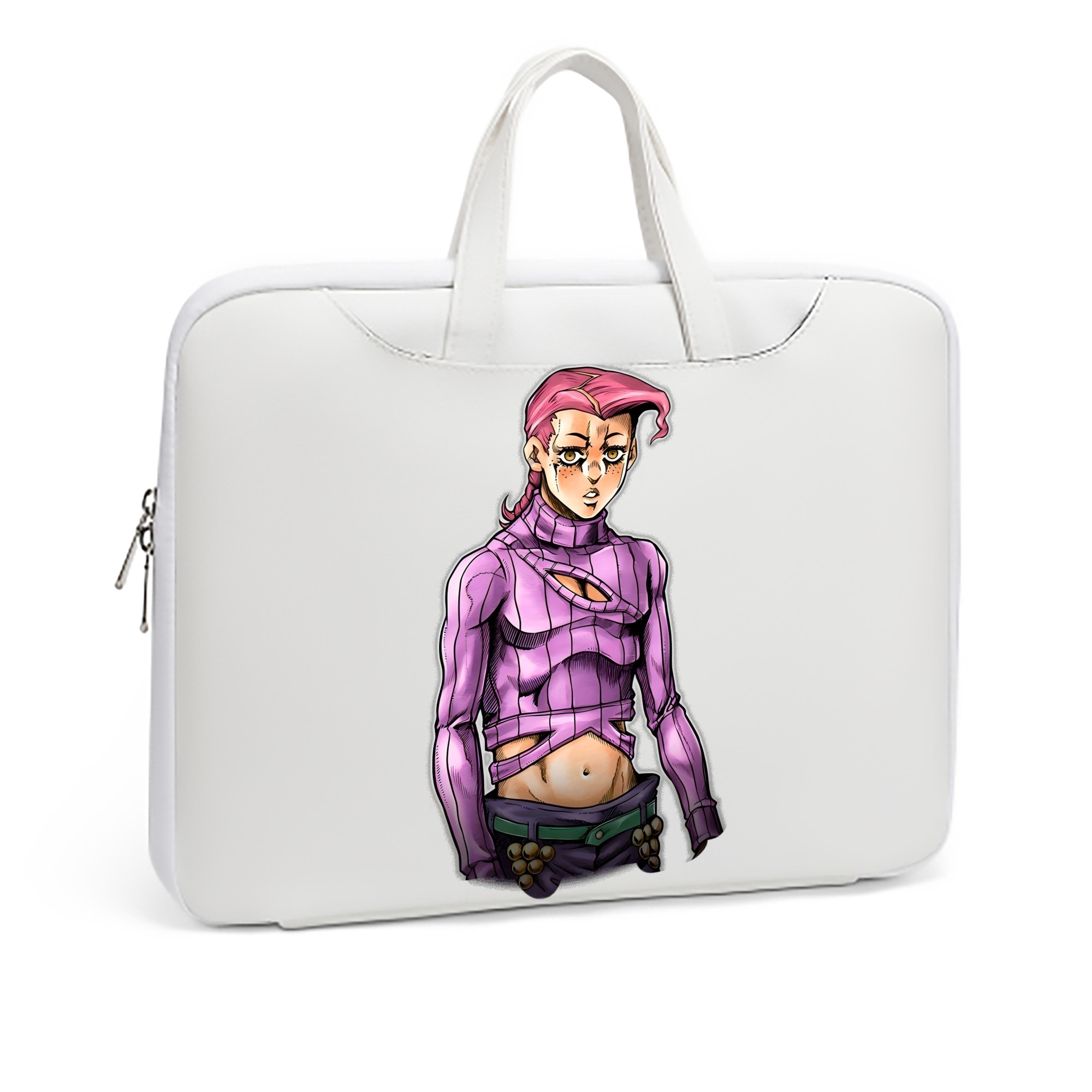 （画像用） ジョジョの奇妙な冒険 ビネガー?ドッピオ JoJo's Bizarre Adventure Vinegar Doppio レザーラップトップバッグ　ノートパソコンケース